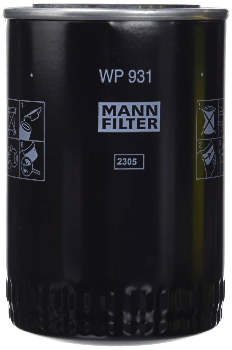 MANN-FILTER WP 931 Ölfilter – Für PKW und Nutzfahrzeuge von MANN-FILTER