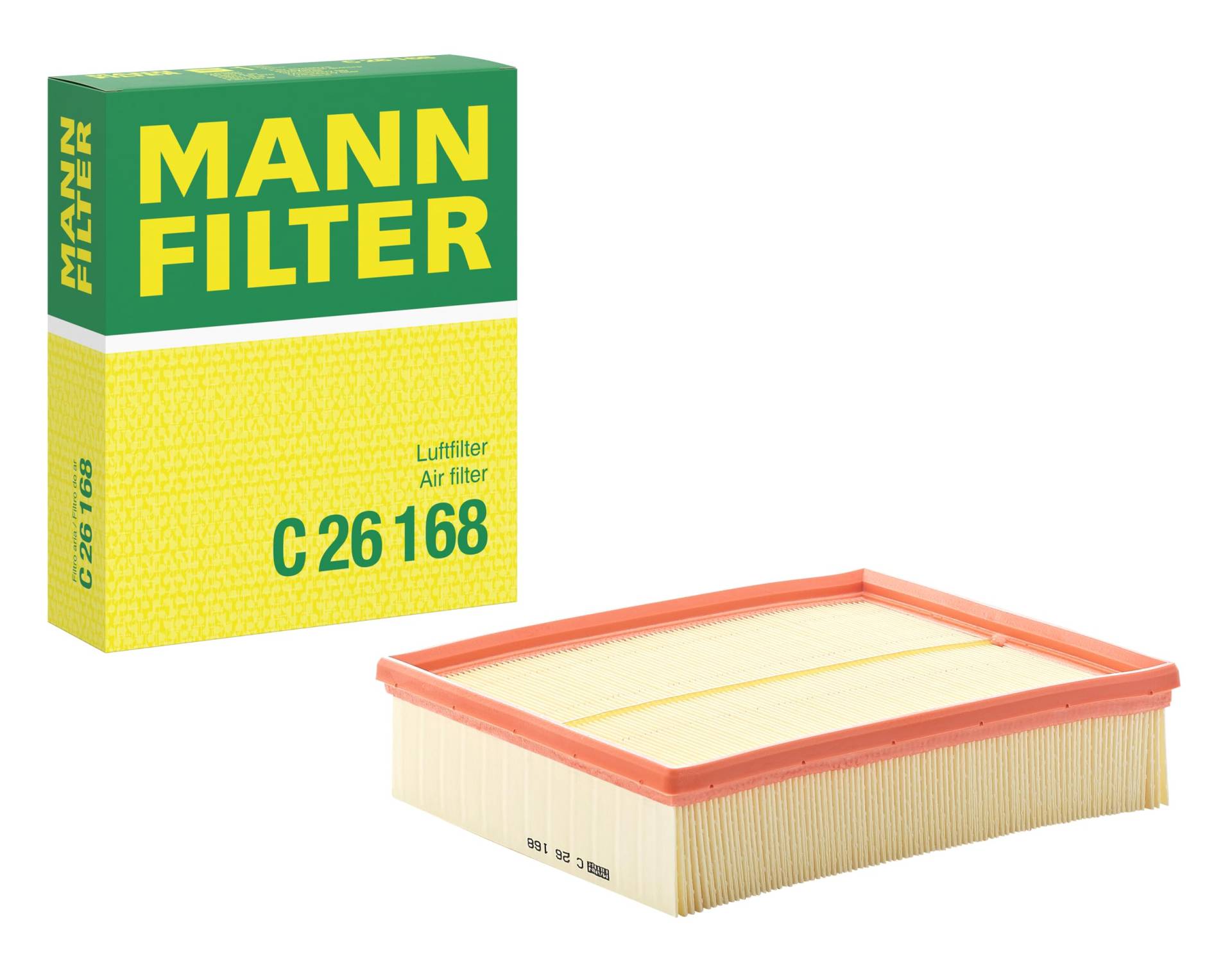 Original MANN-FILTER Luftffilter C 26 168 – Für PKW von MANN-FILTER