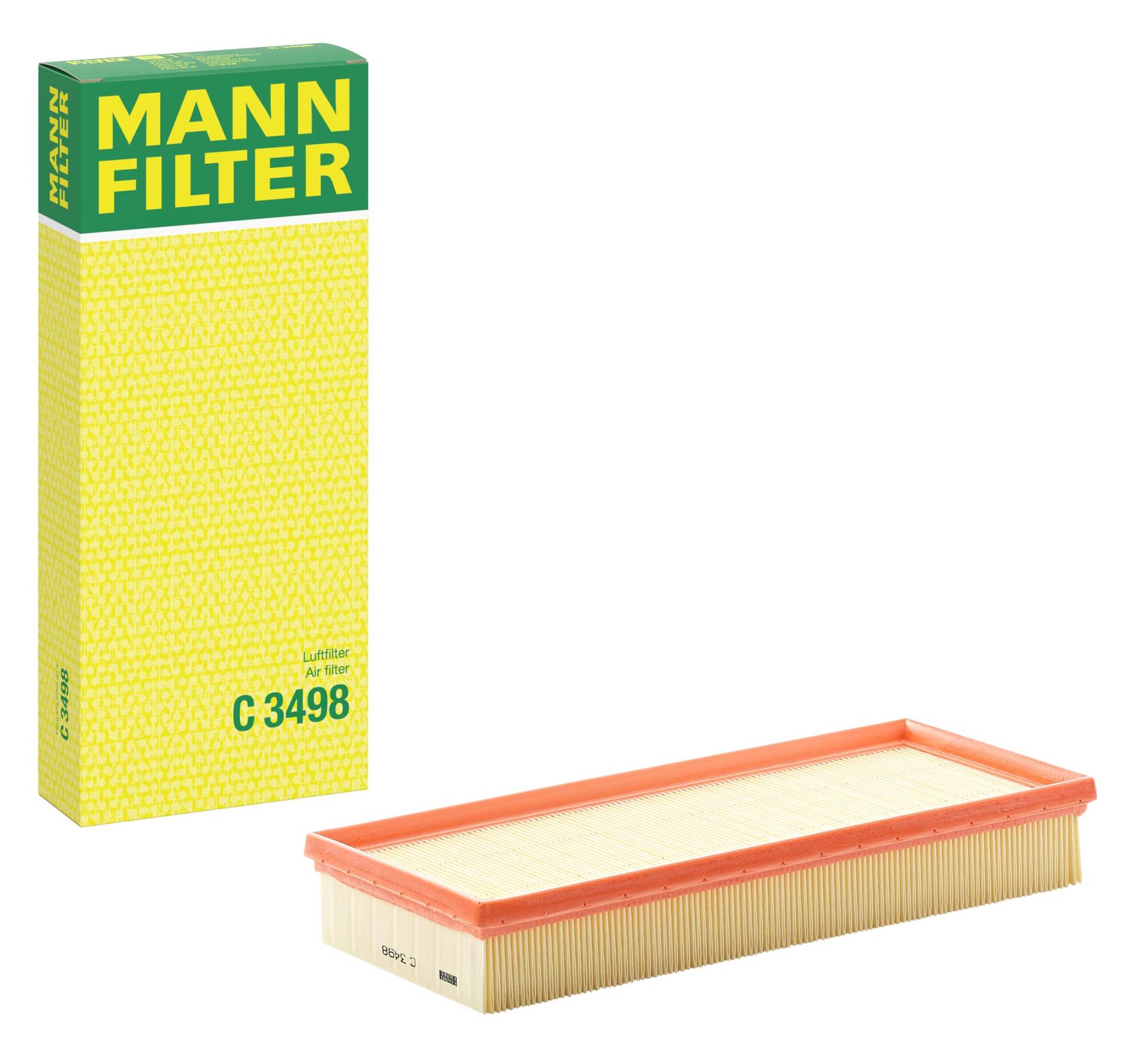 MANN-FILTER C 3498 Luftfilter – Für PKW von MANN-FILTER