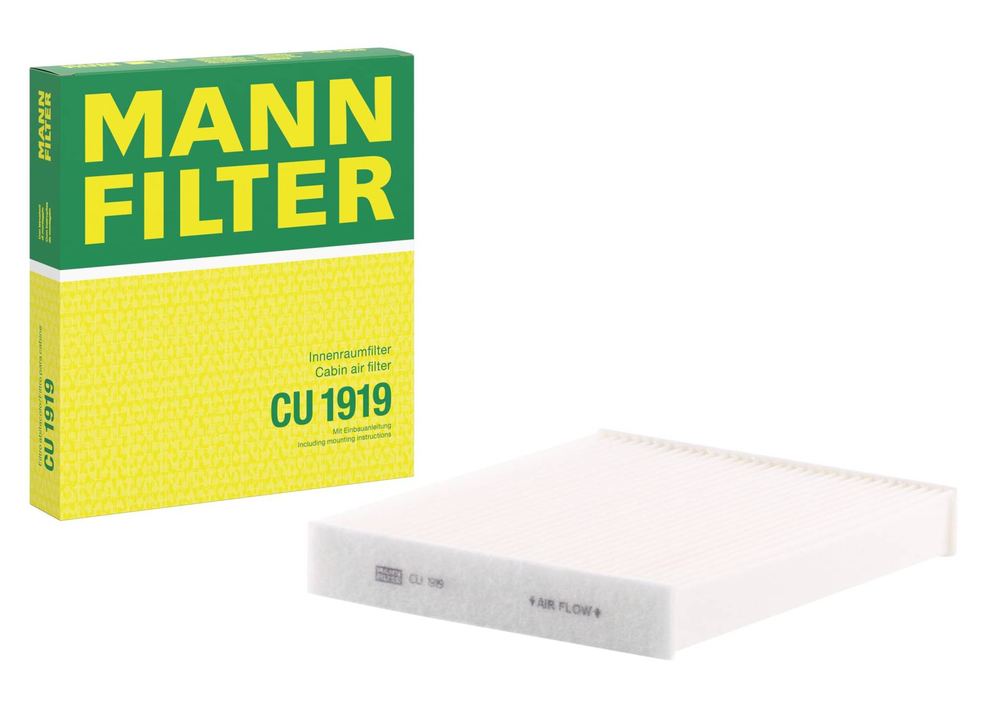 MANN-FILTER CU 1919 Innenraumfilter – Für PKW MANN-FILTER CU 1919 Innenraumfilter – Für PKW von MANN-FILTER