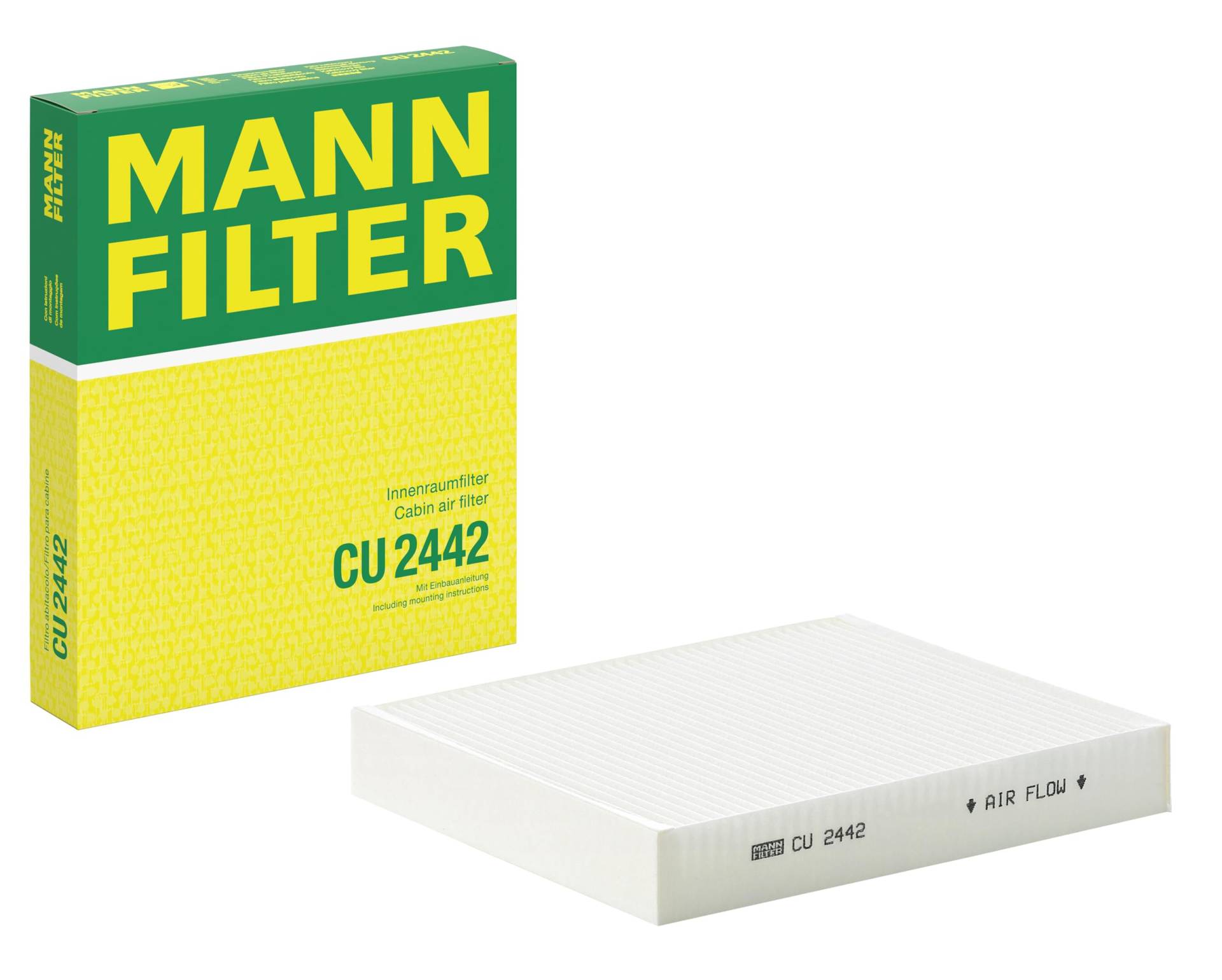 MANN-FILTER CU 2442 Innenraumfilter – Für PKW MANN-FILTER CU 2442 Innenraumfilter – Für PKW von MANN-FILTER