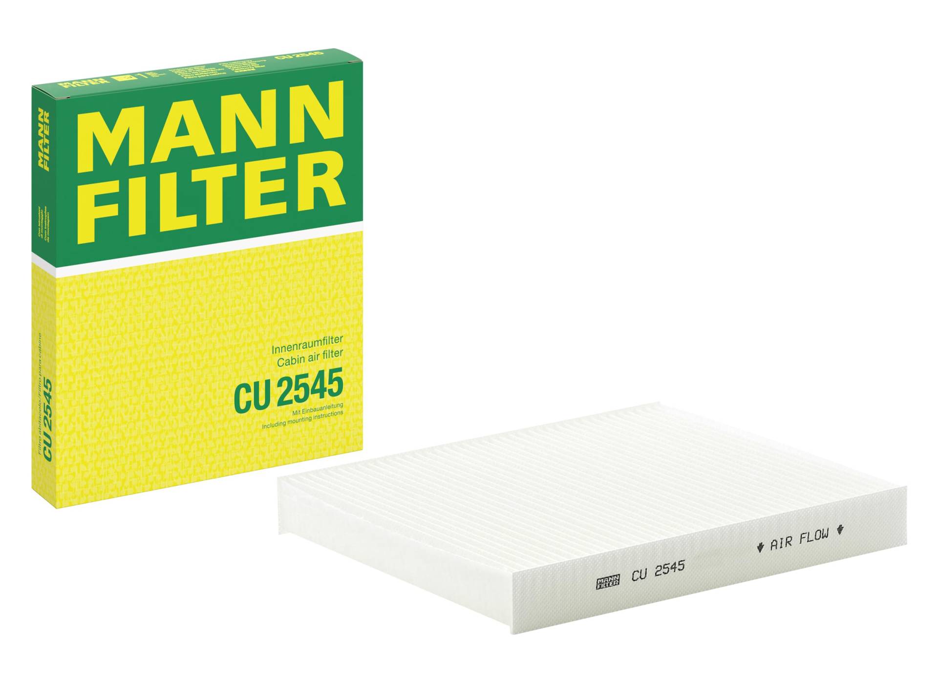 MANN-FILTER CU 2545 Innenraumfilter – Für PKW MANN-FILTER CU 2545 Innenraumfilter – Für PKW von MANN-FILTER