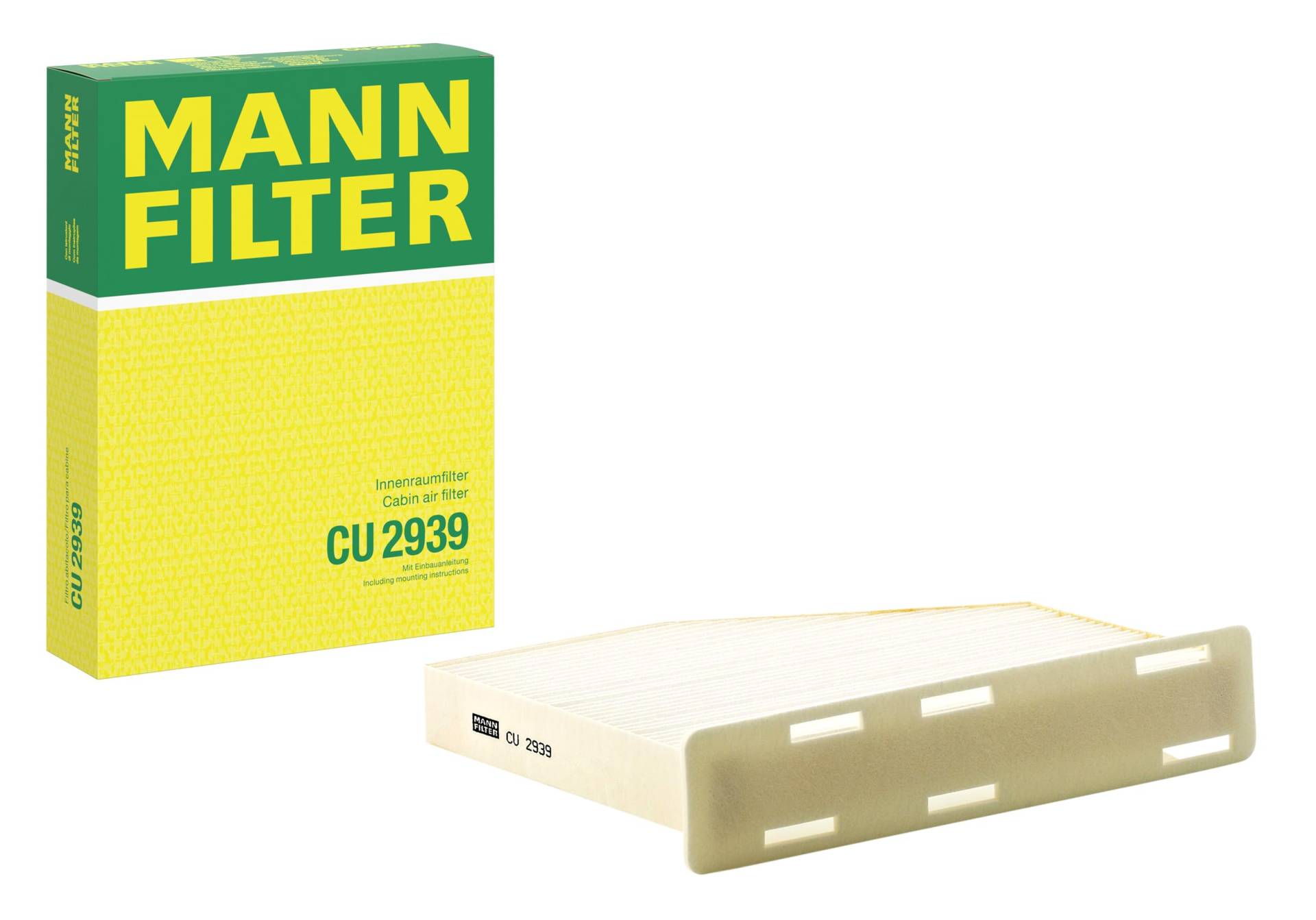 MANN-FILTER CU 2939 Innenraumfilter – Für PKW von MANN-FILTER