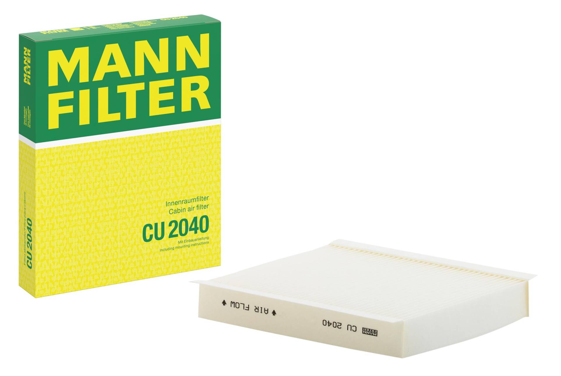 MANN-FILTER CU 2040 Innenraumfilter – Für PKW MANN-FILTER CU 2040 Innenraumfilter – Für PKW von MANN-FILTER