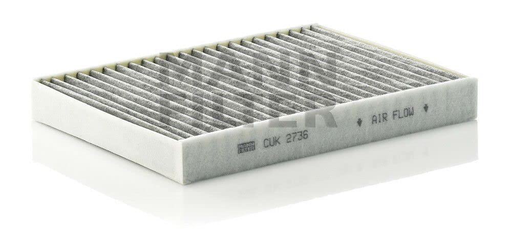 MANN-FILTER CUK 2736-2 Innenraumfilter – Kabinenluftfilter Satz (2er Set) mit Aktivkohle – Für PKW MANN-FILTER CUK 2736-2 Innenraumfilter – Kabinenluftfilter Satz (2er Set) mit Aktivkohle – Für PKW von MANN-FILTER