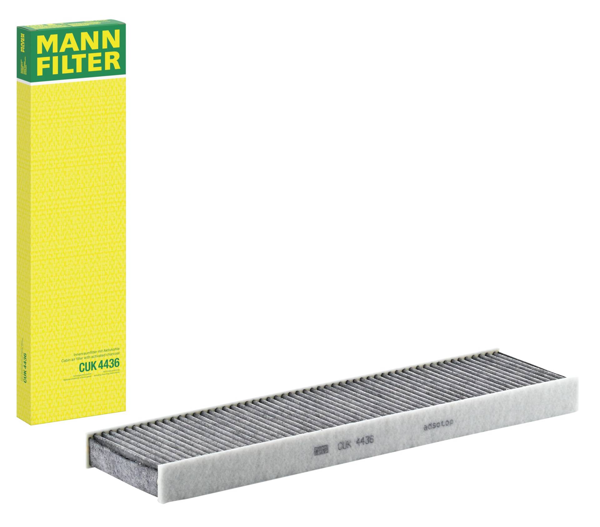 MANN-FILTER CUK 4436 Filtro de habitáculo – Filtro de habitáculo con carbón activo para automóviles MANN-FILTER CUK 4436 Filtro de habitáculo – Filtro de habitáculo con carbón activo para automóviles von MANN-FILTER