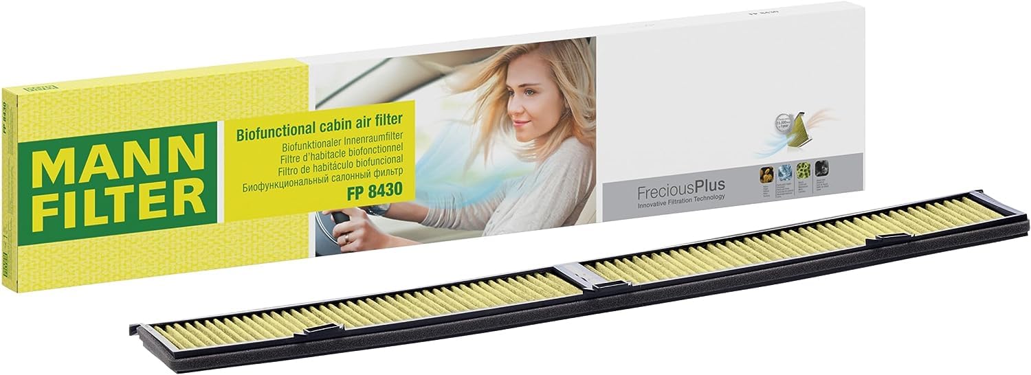 MANN-FILTER FP 8430 Innenraumfilter – FreciousPlus Biofunktionaler Pollenfilter – Für PKW MANN-FILTER FP 8430 Innenraumfilter – FreciousPlus Biofunktionaler Pollenfilter – Für PKW von MANN-FILTER