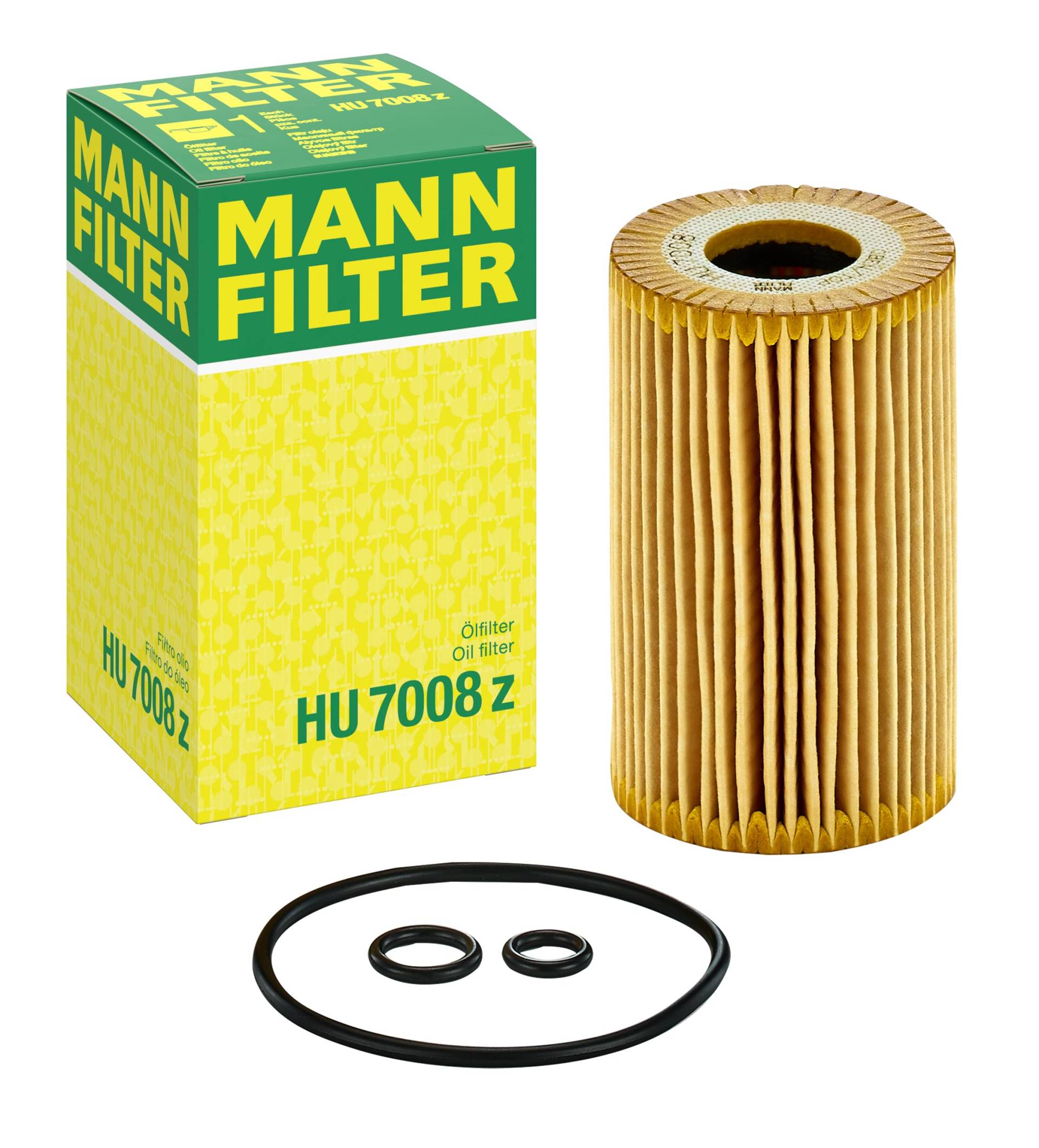 MANN-FILTER HU 7008 Z Ölfilter – Ölfilter Satz mit Dichtung / Dichtungssatz – Für PKW von MANN-FILTER