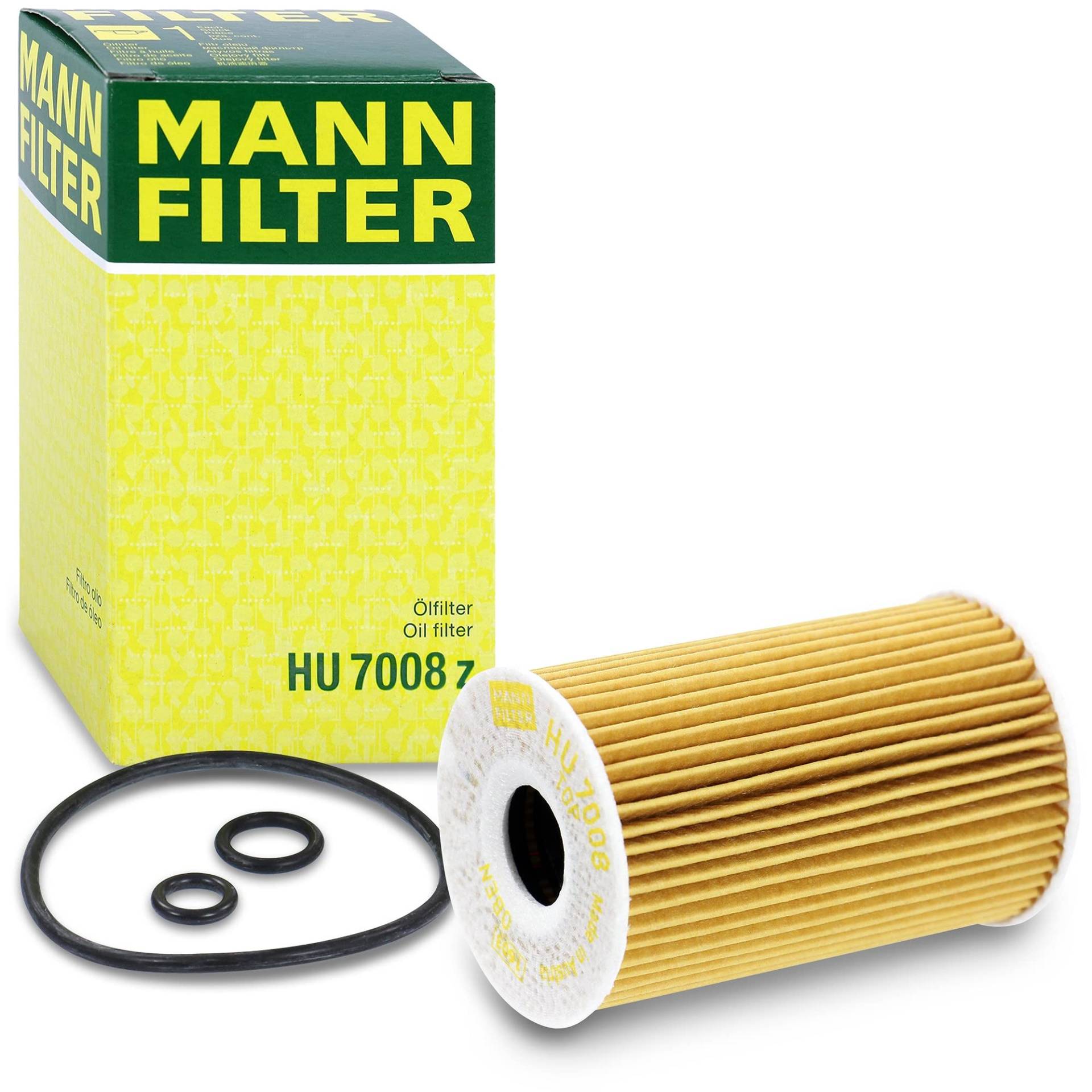 MANN-FILTER HU 7008 Z Ölfilter – Ölfilter Satz mit Dichtung / Dichtungssatz – Für PKW von MANN-FILTER