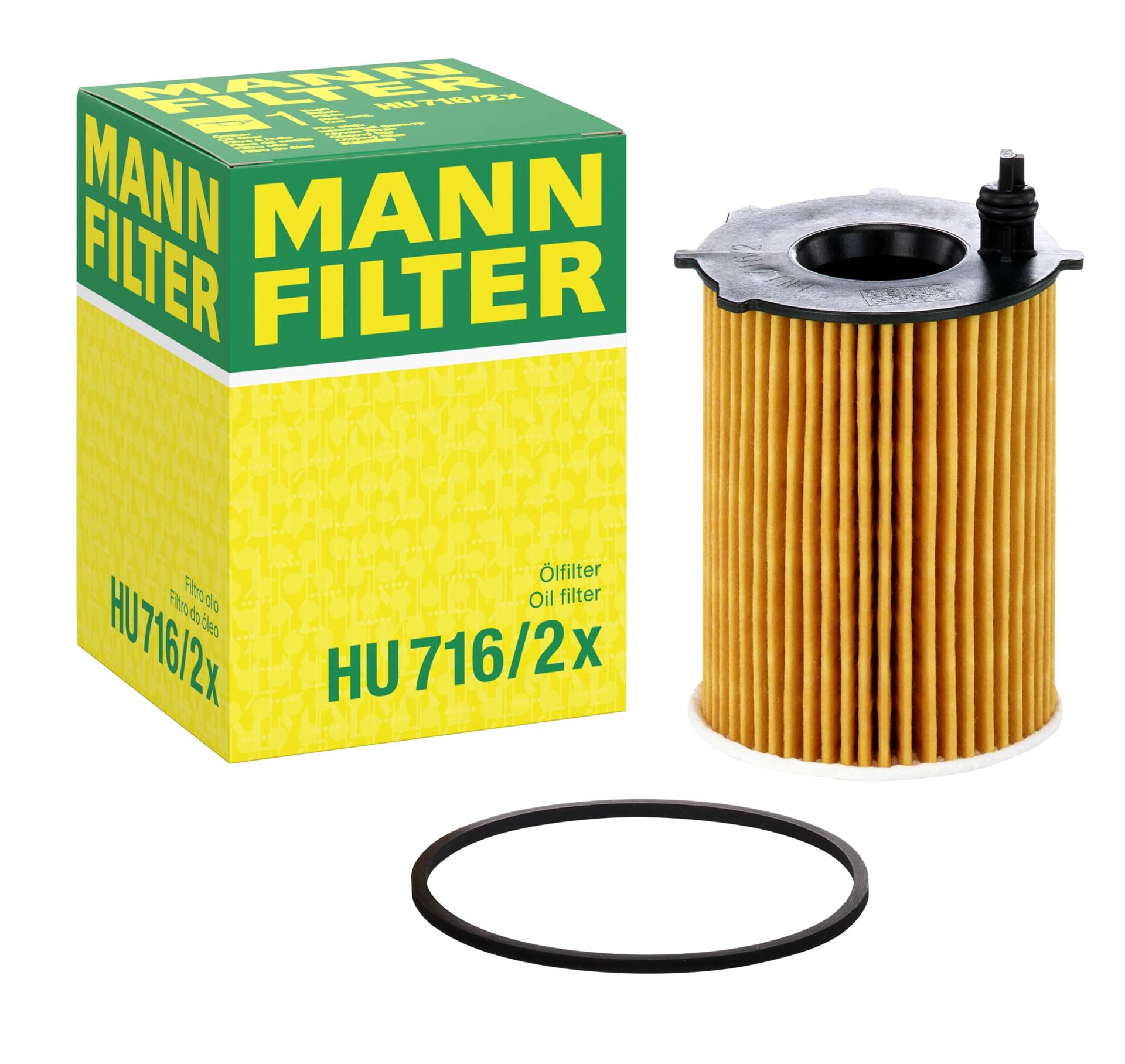 MANN-FILTER HU 716/2 X Ölfilter – Ölfilter Satz mit Dichtung/Dichtungssatz – Für PKW von MANN-FILTER