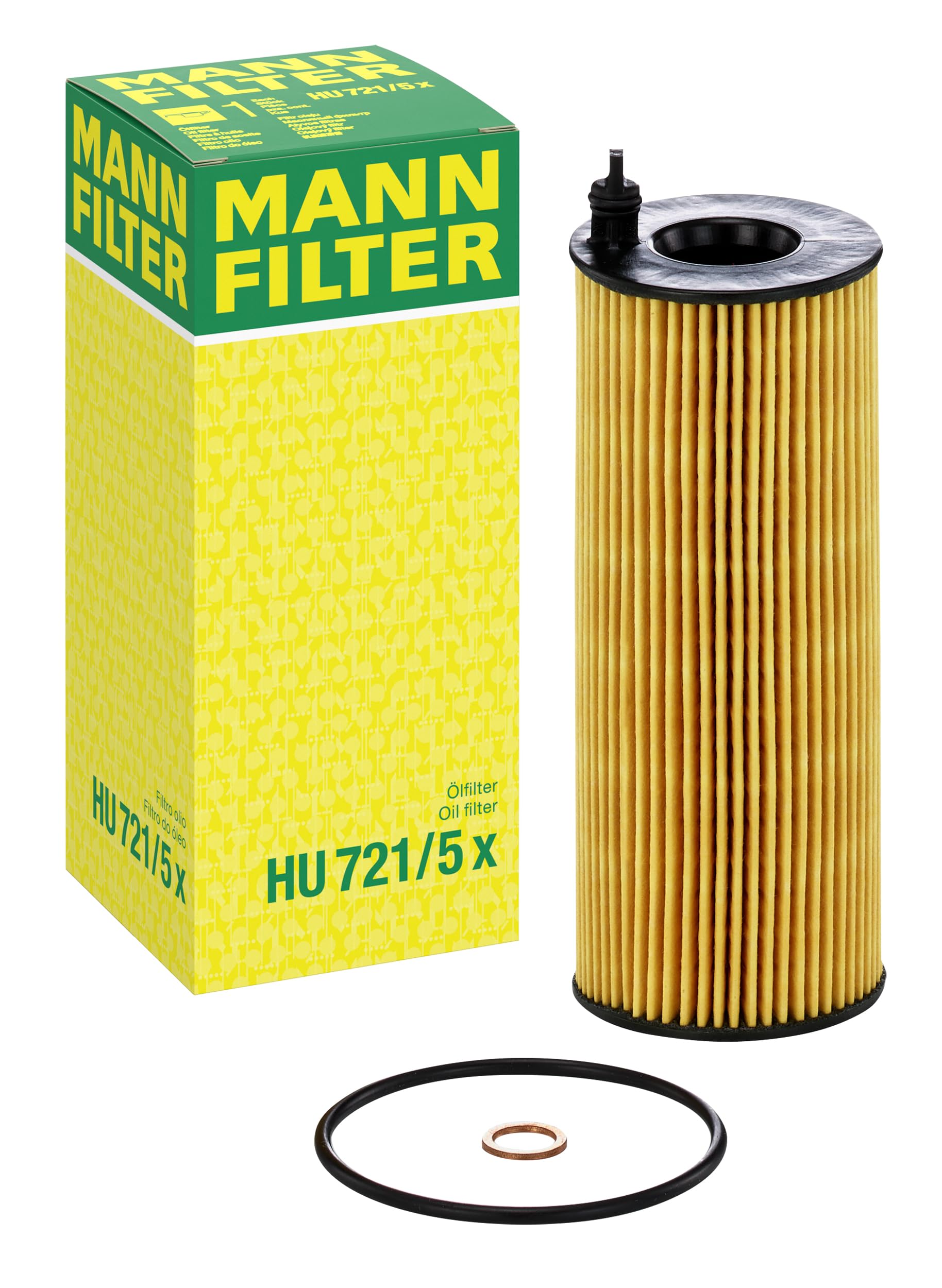 MANN-FILTER HU 721/5 X Ölfilter – Ölfilter Satz mit Dichtung / Dichtungssatz – Für PKW von MANN-FILTER