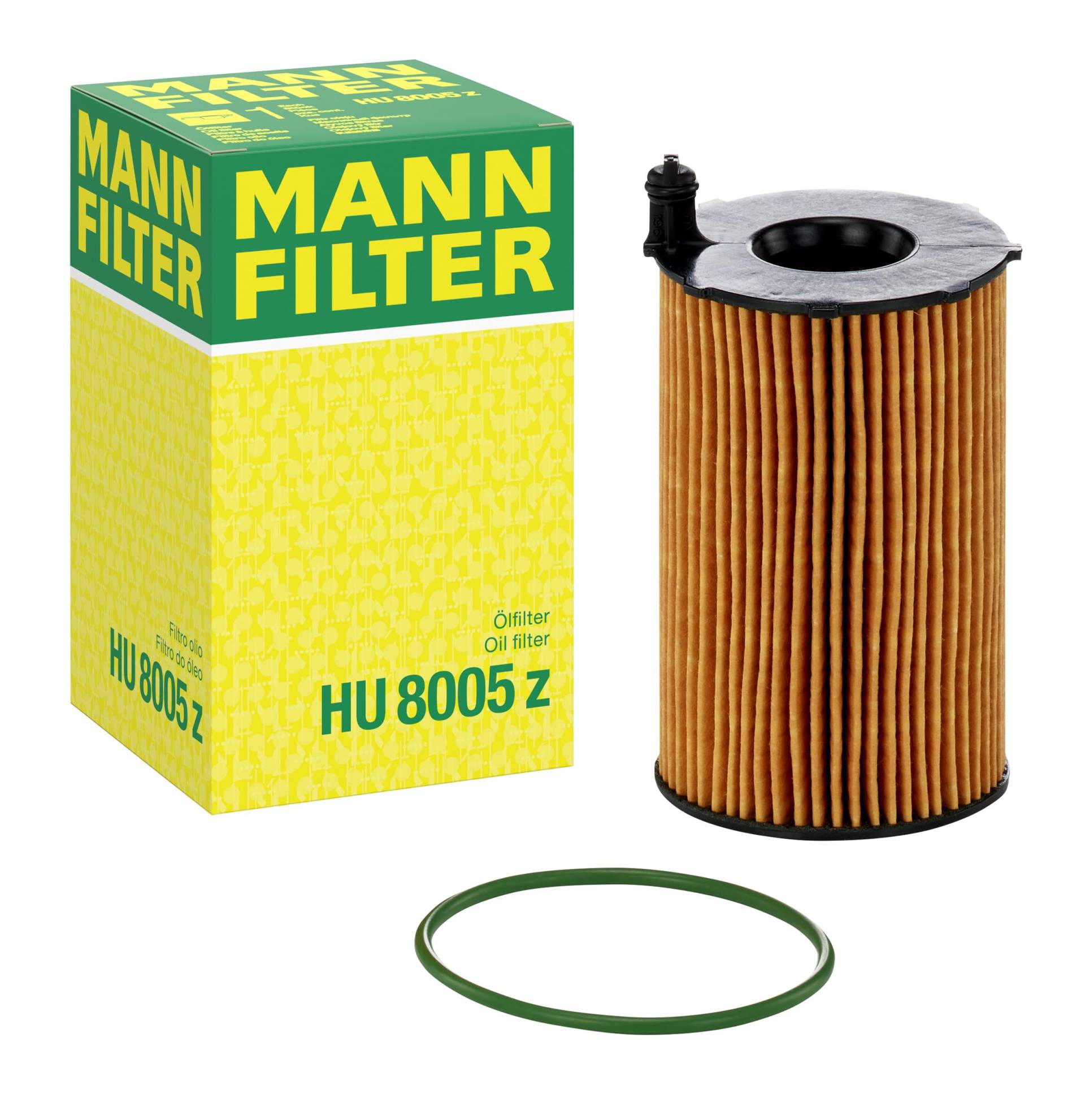 MANN-FILTER HU 8005 Z Ölfilter – Ölfilter Satz mit Dichtung / Dichtungssatz – Für PKW von MANN-FILTER