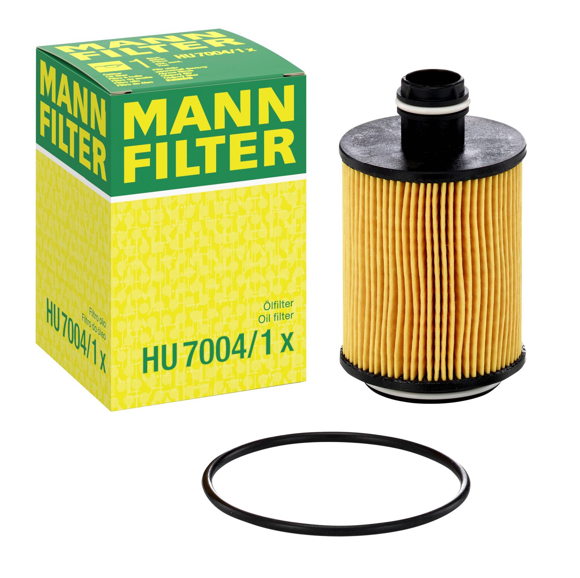 MANN-FILTER HU 7004/1 x Ölfilter – Ölfilter Satz mit Dichtung / Dichtungssatz – Für PKW von MANN-FILTER