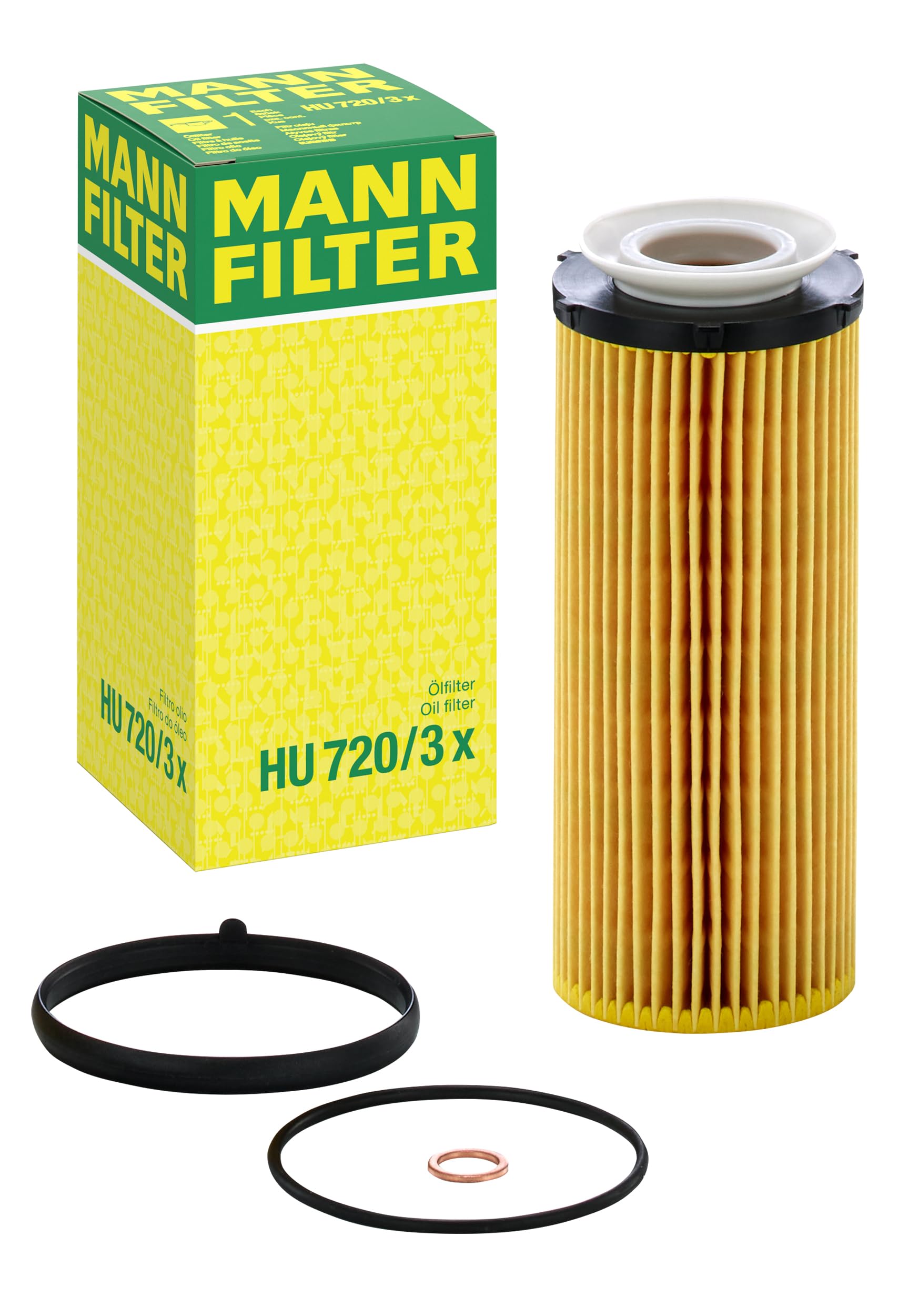 MANN-FILTER HU 720/3 X Ölfilter – Ölfilter Satz mit Dichtung/Dichtungssatz – Für PKW MANN-FILTER HU 720/3 X Ölfilter – Ölfilter Satz mit Dichtung/Dichtungssatz – Für PKW von MANN-FILTER