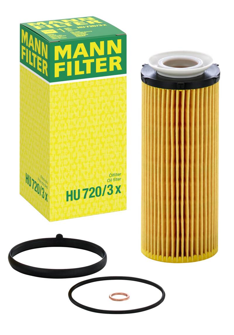 MANN-FILTER HU 720/3 X Ölfilter – Ölfilter Satz mit Dichtung/Dichtungssatz – Für PKW von MANN-FILTER