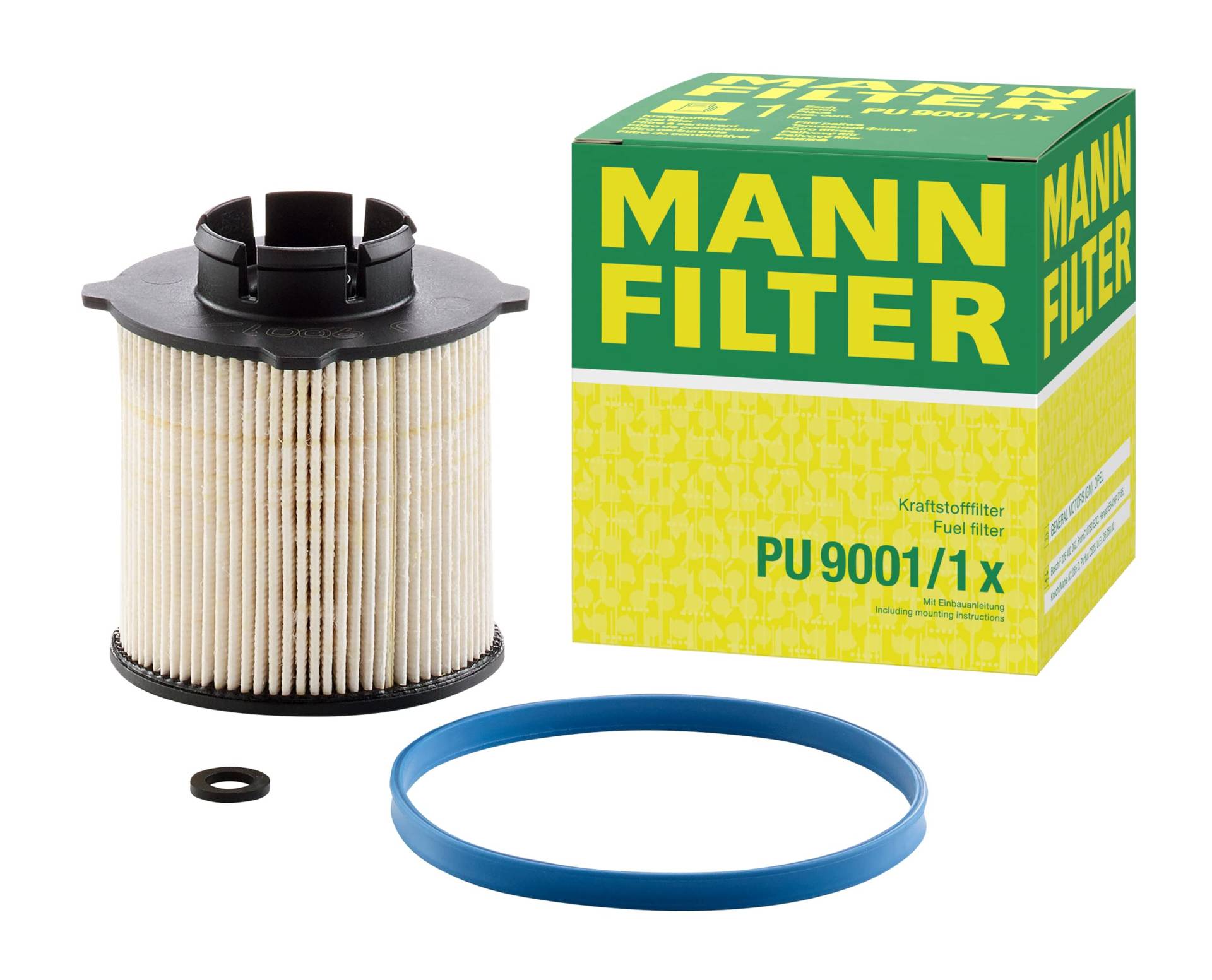 MANN-FILTER PU 9001 X Kraftstofffilter – Kraftstofffilter Satz mit Dichtung / Dichtungssatz – Für PKW von MANN-FILTER