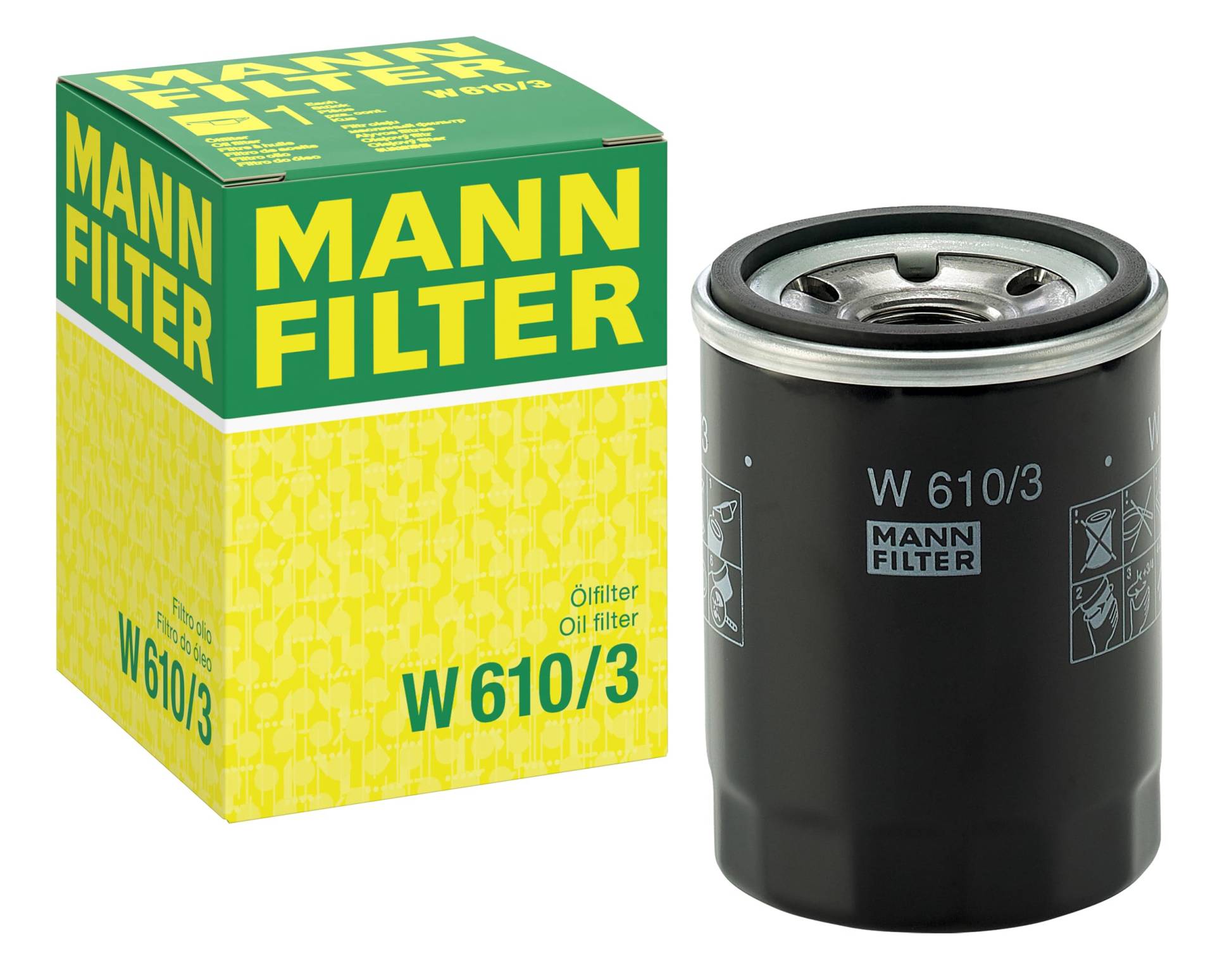 MANN-FILTER W 610/3 Ölfilter – Für PKW und Nutzfahrzeuge MANN-FILTER W 610/3 Ölfilter – Für PKW und Nutzfahrzeuge von MANN-FILTER