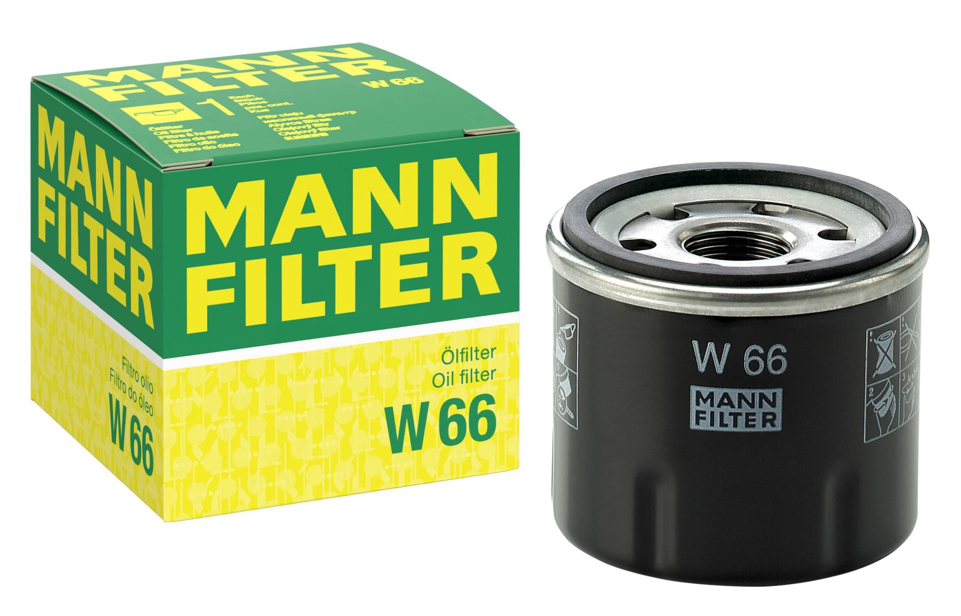 MANN-FILTER W 66 Ölfilter – Für PKW MANN-FILTER W 66 Ölfilter – Für PKW von MANN-FILTER