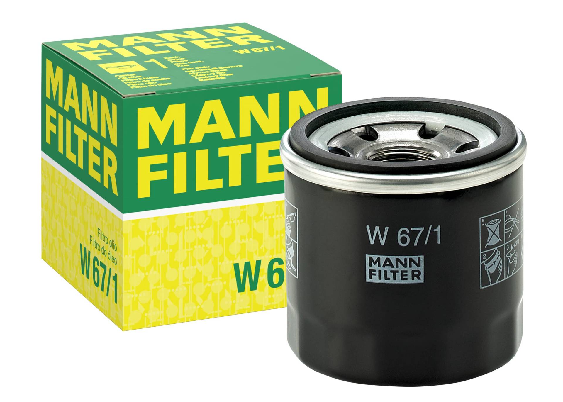 MANN-FILTER W 67 Ölfilter – Für PKW von MANN-FILTER
