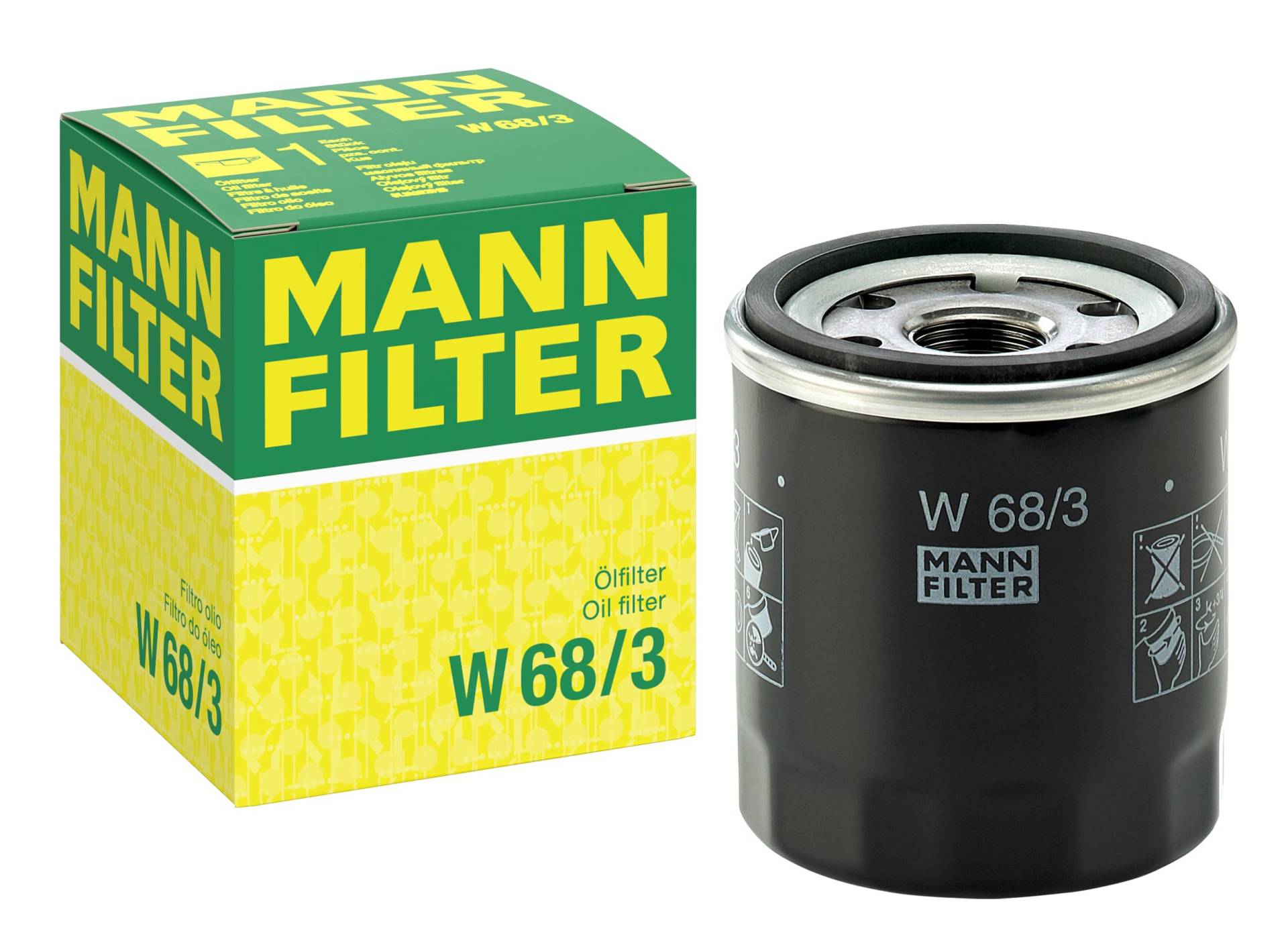 MANN-FILTER W 68/3 Ölfilter – Für PKW und Nutzfahrzeuge MANN-FILTER W 68/3 Ölfilter – Für PKW und Nutzfahrzeuge von MANN-FILTER