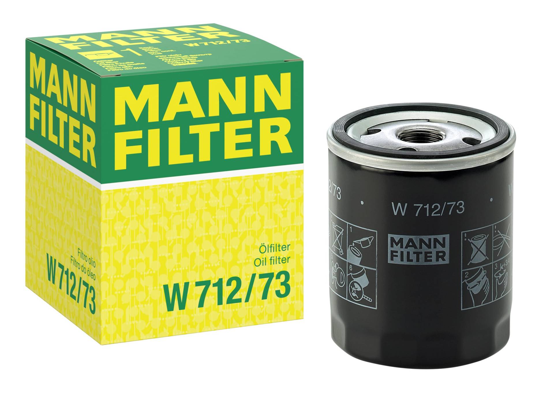 MANN-FILTER W 712/73 Ölfilter – Für PKW MANN-FILTER W 712/73 Ölfilter – Für PKW von MANN-FILTER