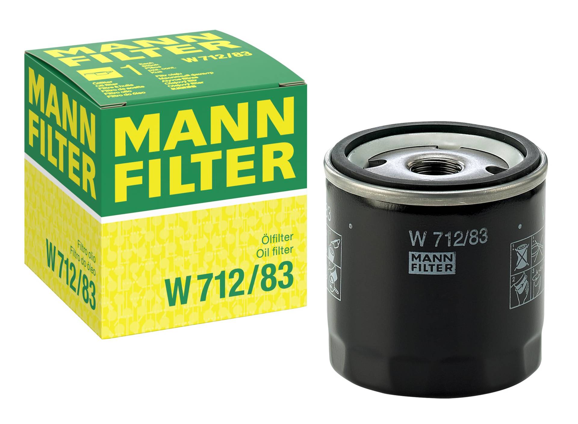 MANN-FILTER W 712/83 Ölfilter – Für PKW und Nutzfahrzeuge MANN-FILTER W 712/83 Ölfilter – Für PKW und Nutzfahrzeuge von MANN-FILTER