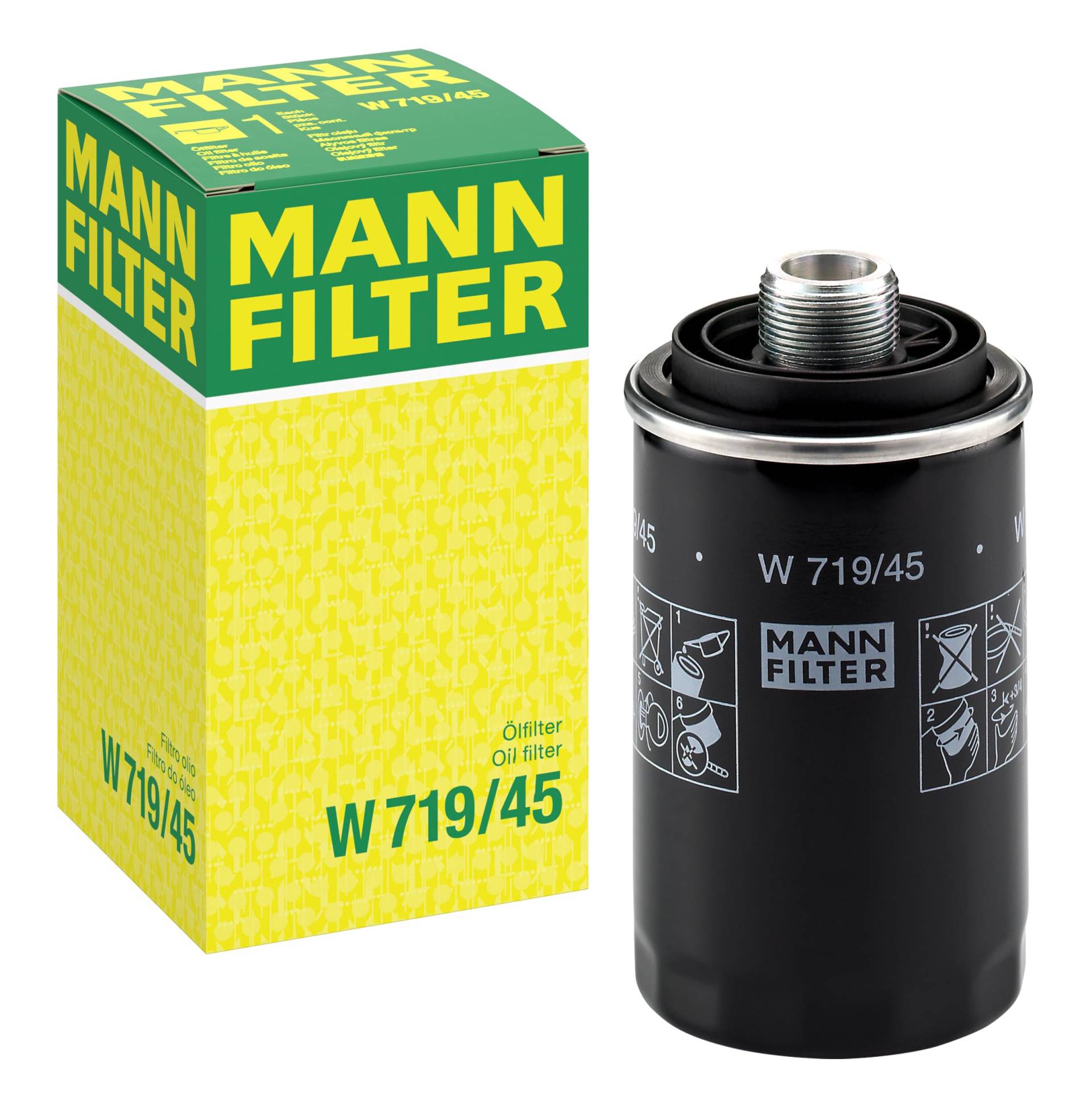 MANN-FILTER W 719/45 Ölfilter – Für PKW MANN-FILTER W 719/45 Ölfilter – Für PKW von MANN-FILTER