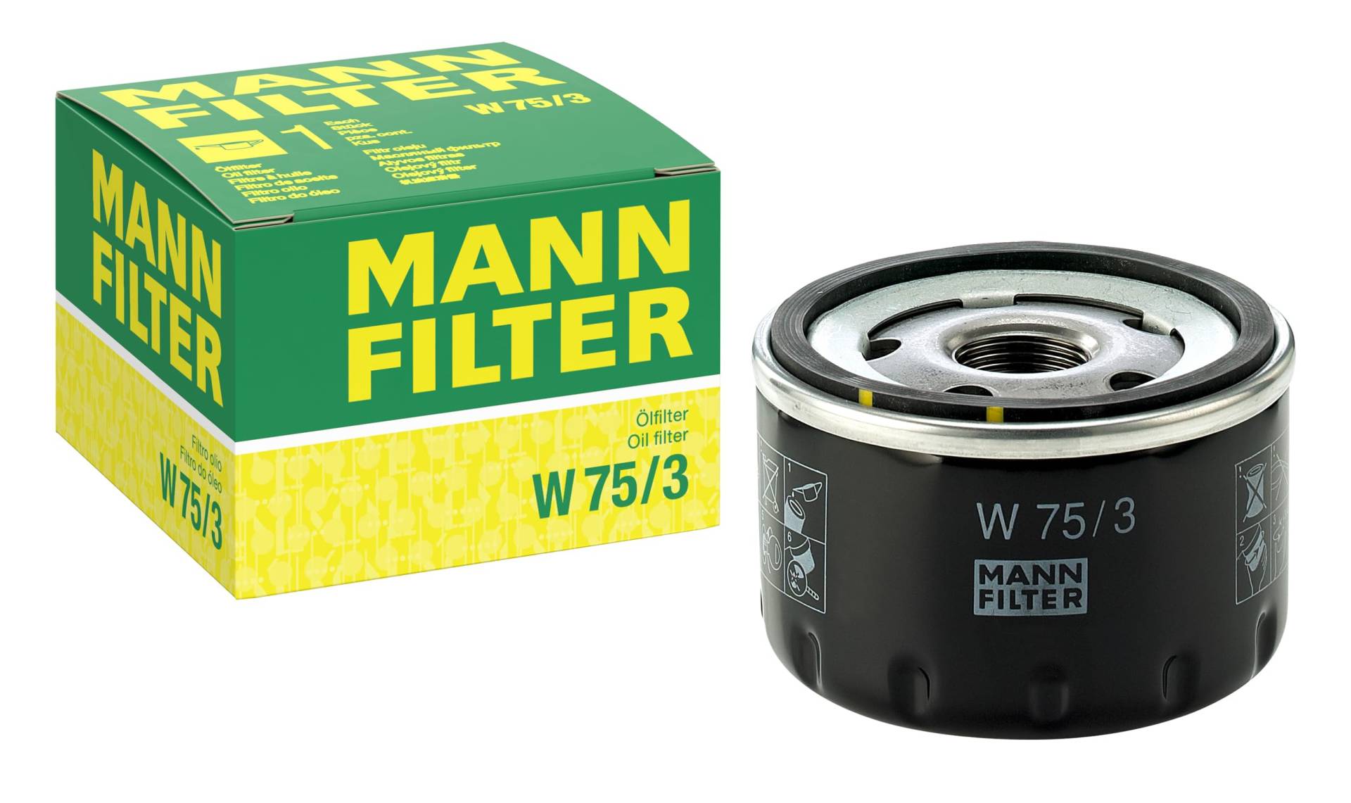 MANN-FILTER W 75/3 Ölfilter - PKW + TRANSPORTER von MANN-FILTER