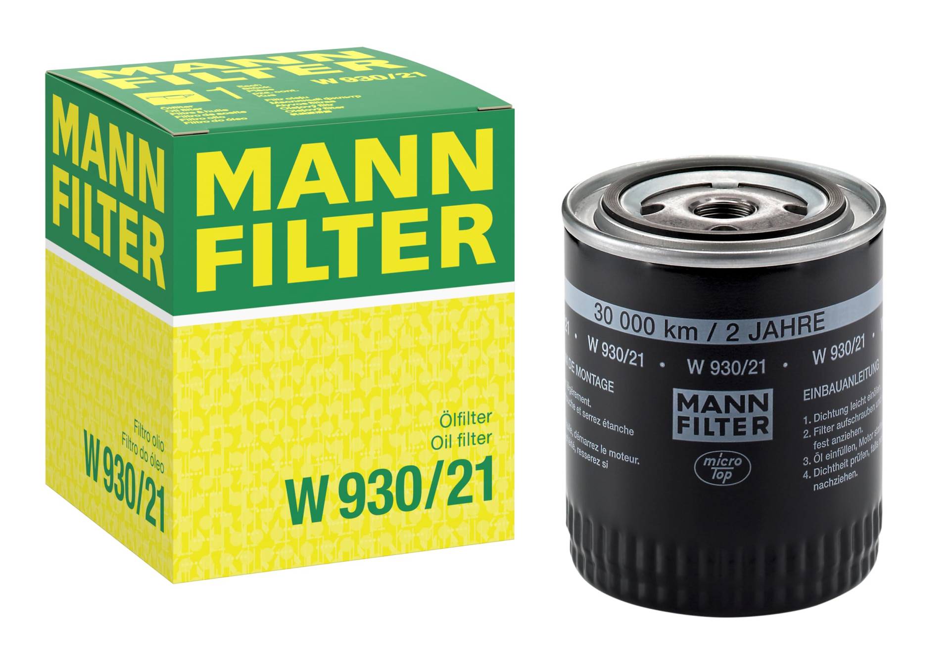MANN-FILTER W 930/21 Ölfilter – Für PKW von MANN-FILTER