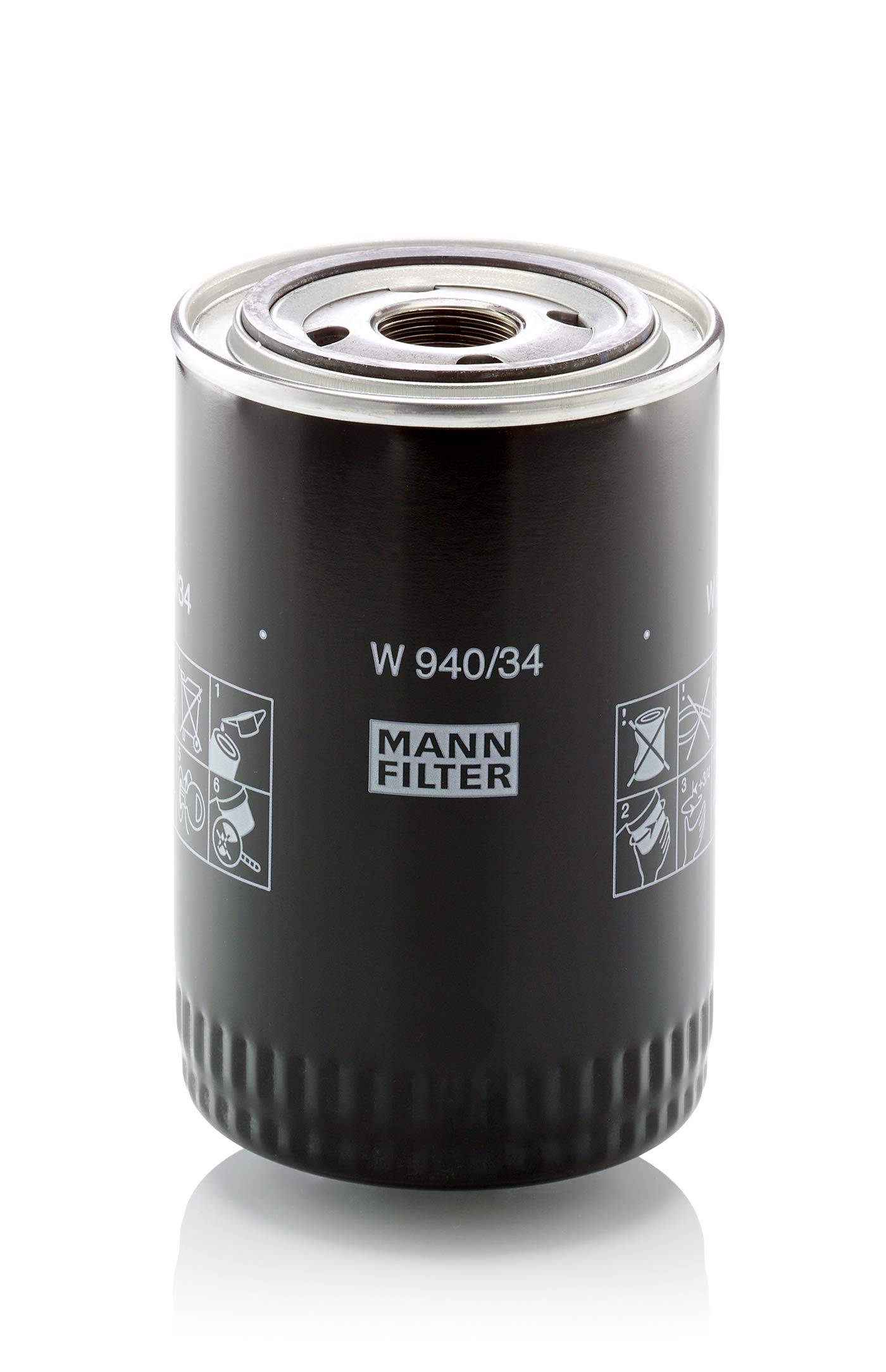 MANN-FILTER W 940/34 Ölfilter – Für PKW und Nutzfahrzeuge von MANN-FILTER