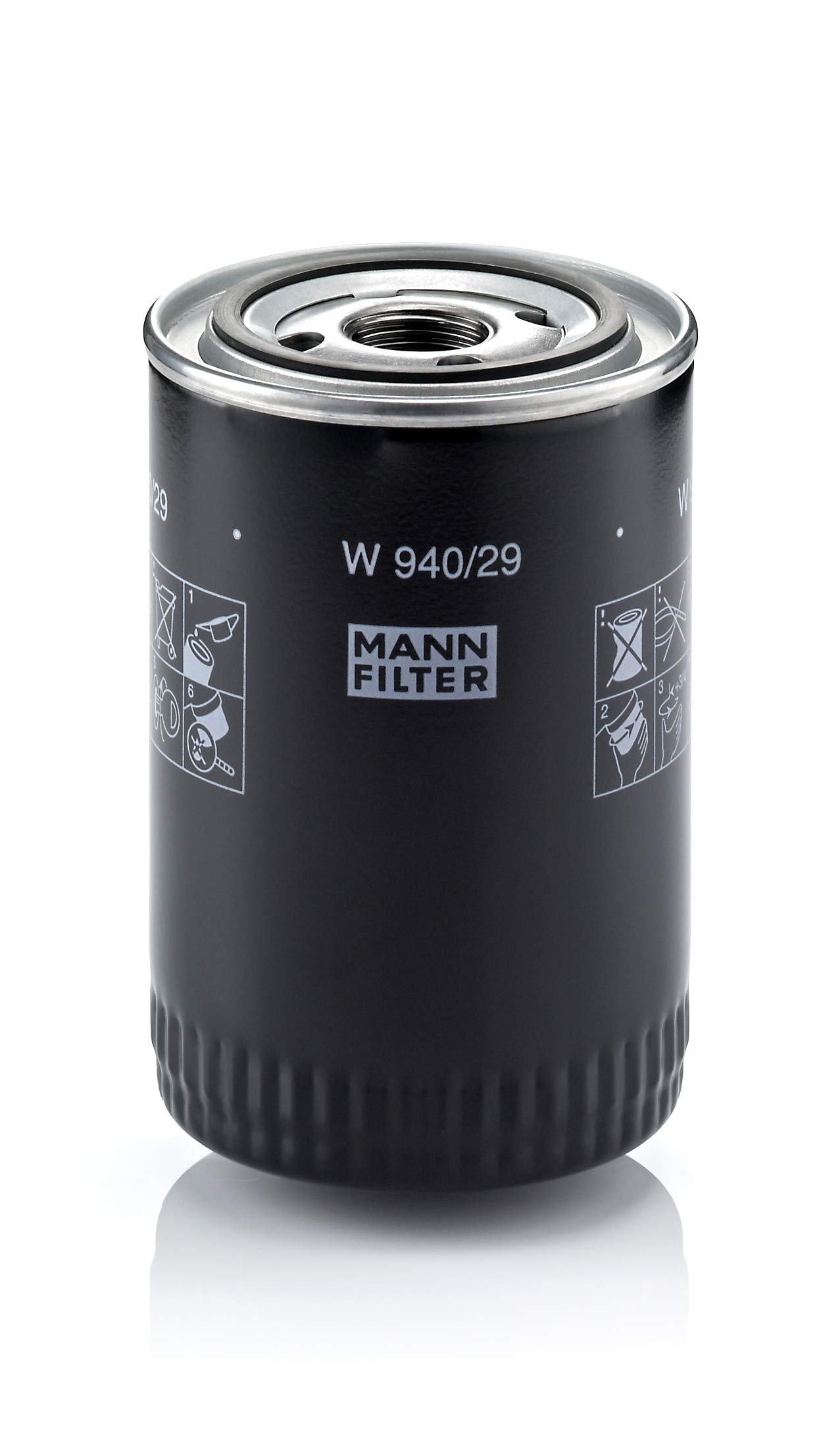 MANN-FILTER W 940/29 Schmierölwechselfilter – Für PKW von MANN-FILTER