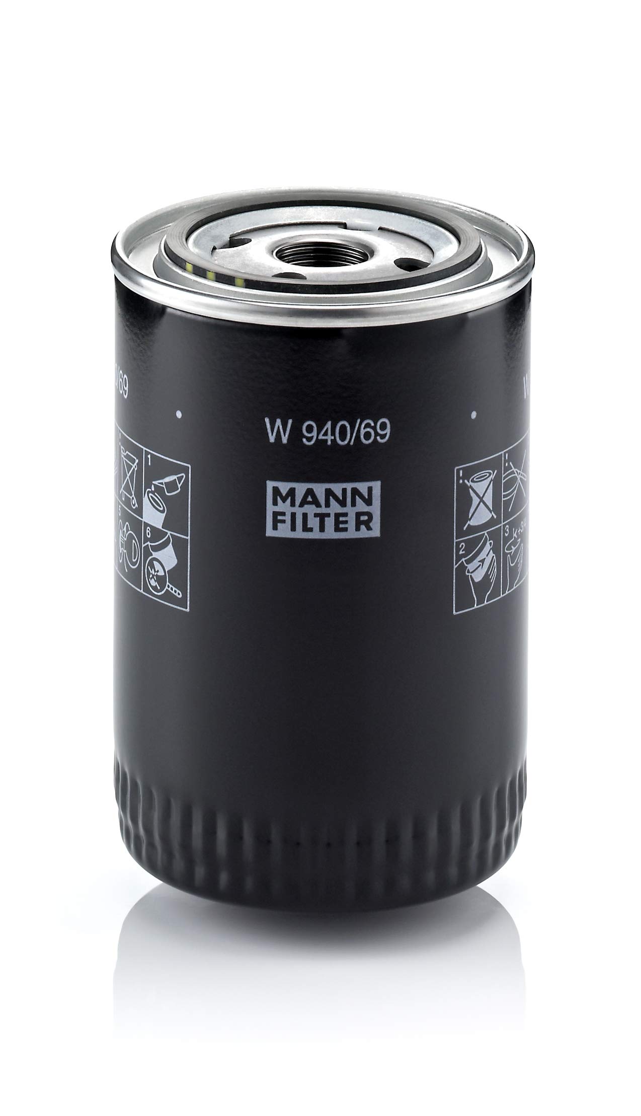 MANN-FILTER W 940/69 Ölfilter – Für PKW und Nutzfahrzeuge MANN-FILTER W 940/69 Ölfilter – Für PKW und Nutzfahrzeuge von MANN-FILTER