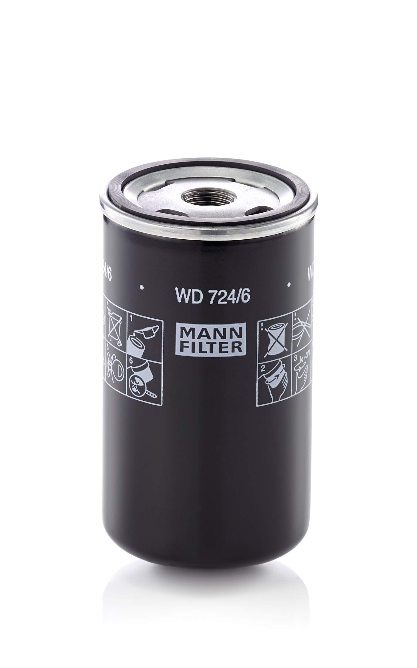 MANN-FILTER WD 724/6 Ölfilter – Hydraulikfilter – Für Nutzfahrzeuge von MANN-FILTER
