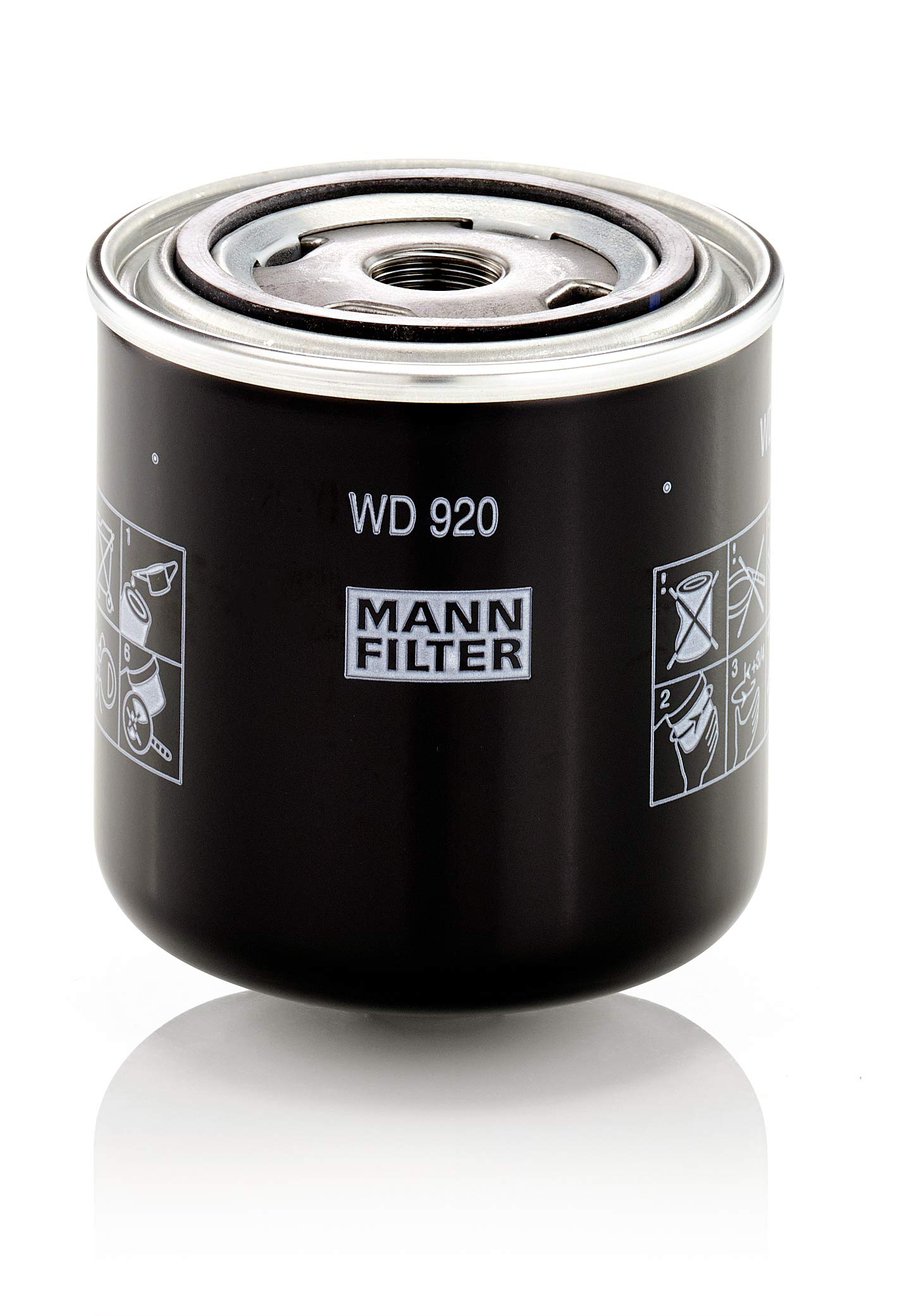 MANN-FILTER WD 920 Hydraulikfilter – Für Industrie, Land- und Baumaschinen von MANN-FILTER