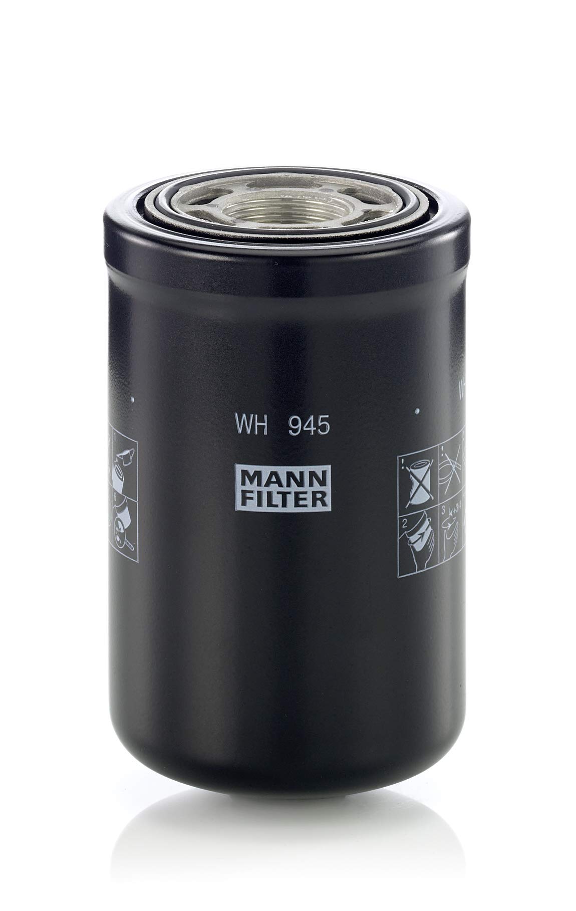 MANN-FILTER WH 945 Hydraulikfilter – Für Industrie, Land- und Baumaschinen von MANN-FILTER