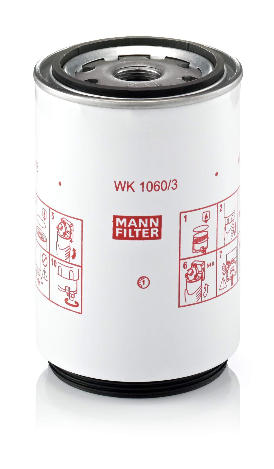 MANN-FILTER WK 1060/3 x Kraftstofffilter Satz mit Dichtung/Dichtungssatz Kraftstofffilter – Für Nutzfahrzeug MANN-FILTER WK 1060/3 x Kraftstofffilter Satz mit Dichtung/Dichtungssatz Kraftstofffilter – Für Nutzfahrzeug von MANN-FILTER