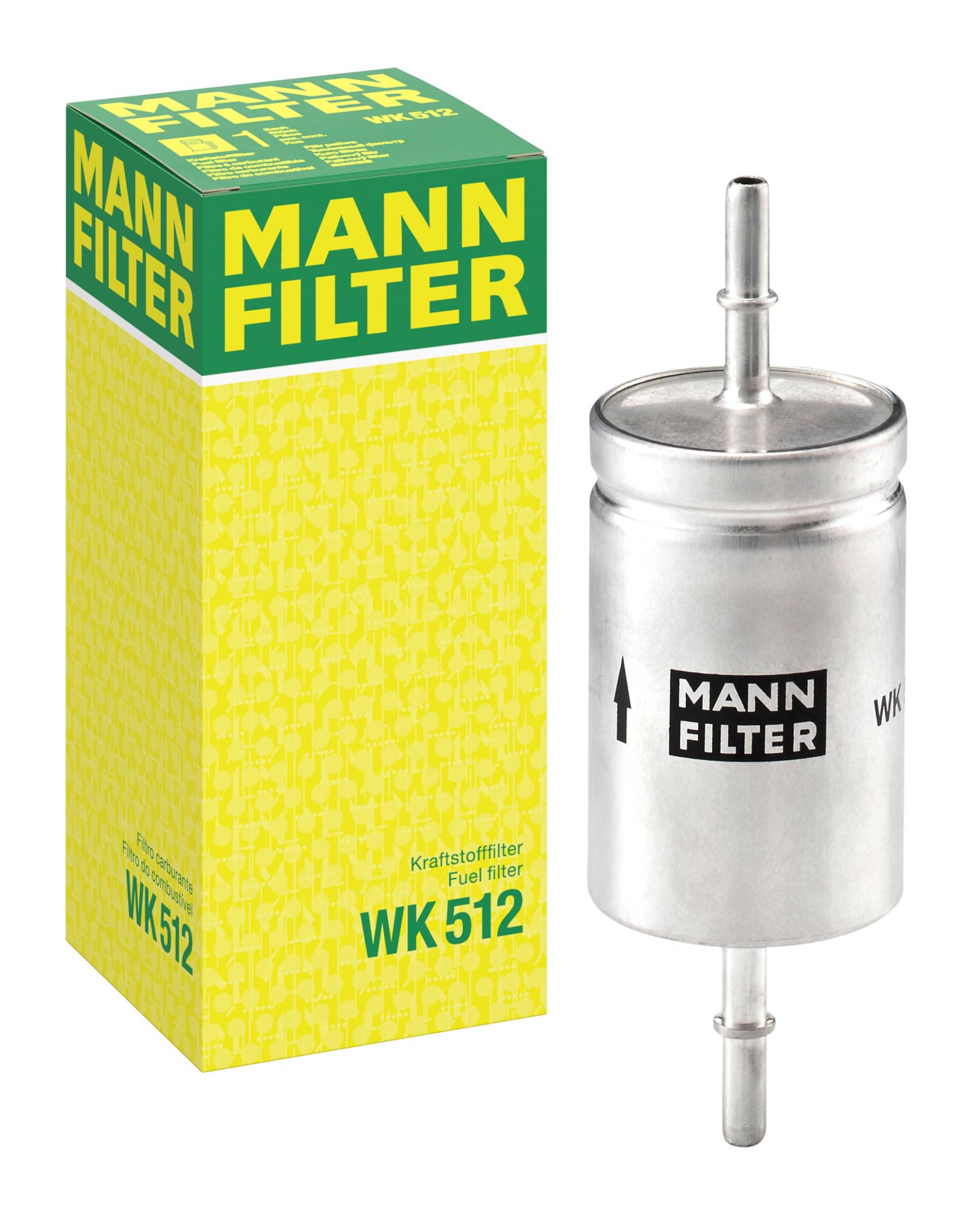 MANN-FILTER WK 512 Kraftstofffilter – Für PKW von MANN-FILTER