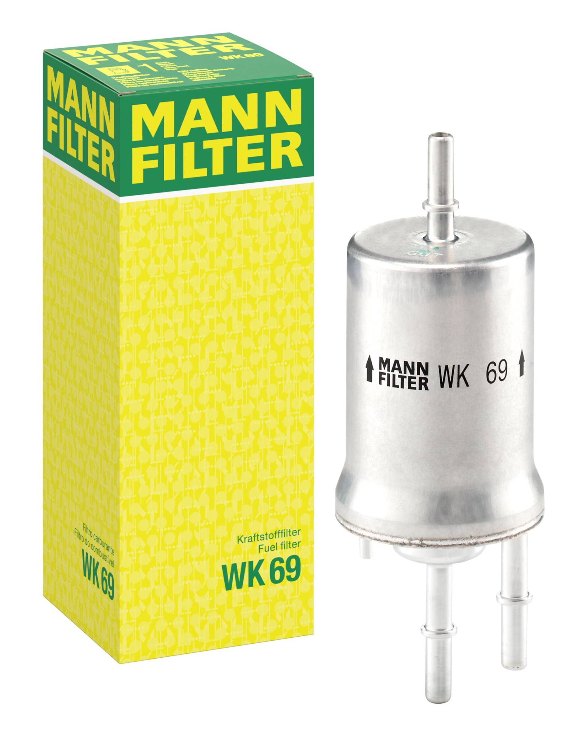 MANN-FILTER WK 69 Kraftstofffilter – Für PKW von MANN-FILTER