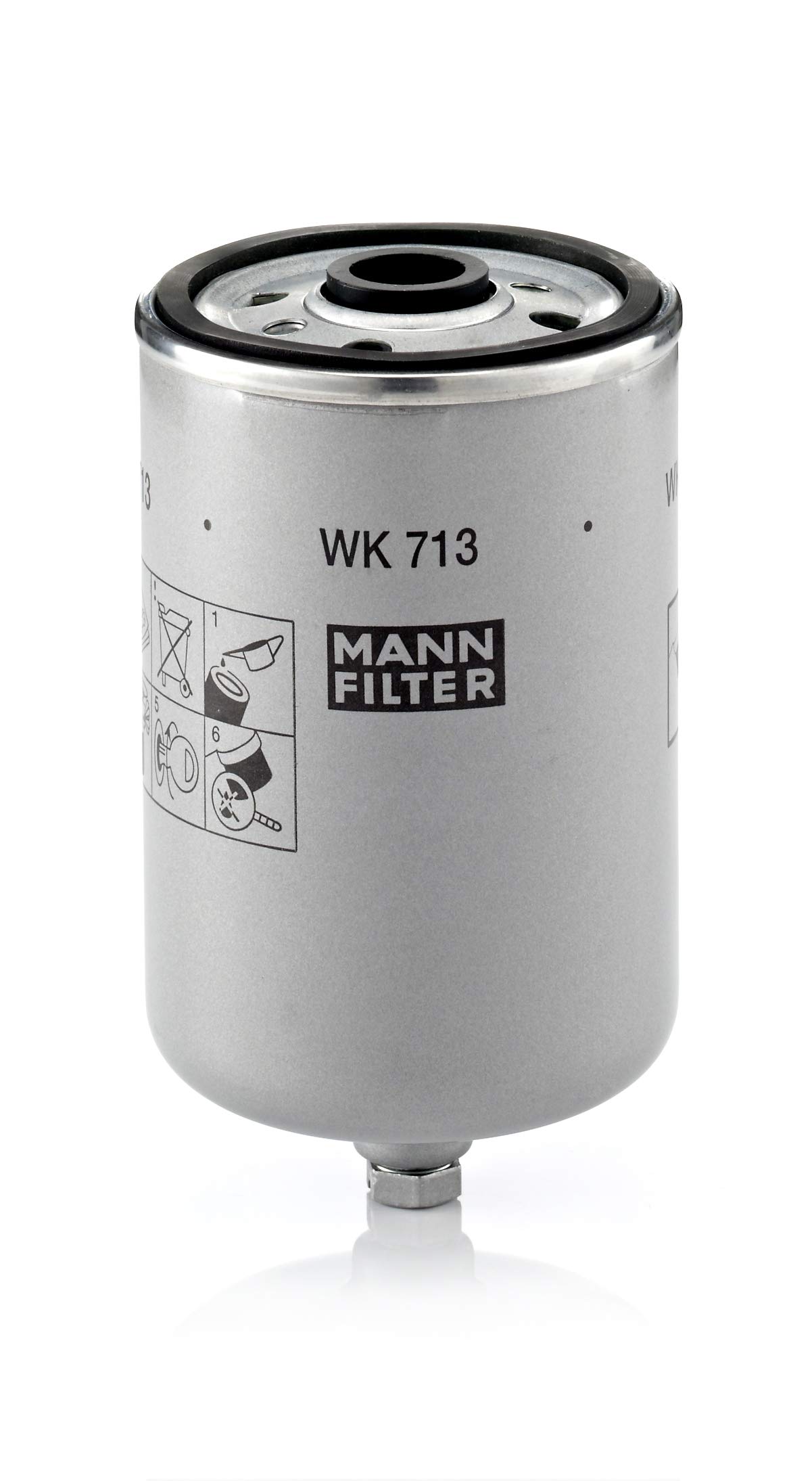 MANN-FILTER WK 713 Kraftstofffilter – Für PKW und Nutzfahrzeuge MANN-FILTER WK 713 Kraftstofffilter – Für PKW und Nutzfahrzeuge von MANN-FILTER