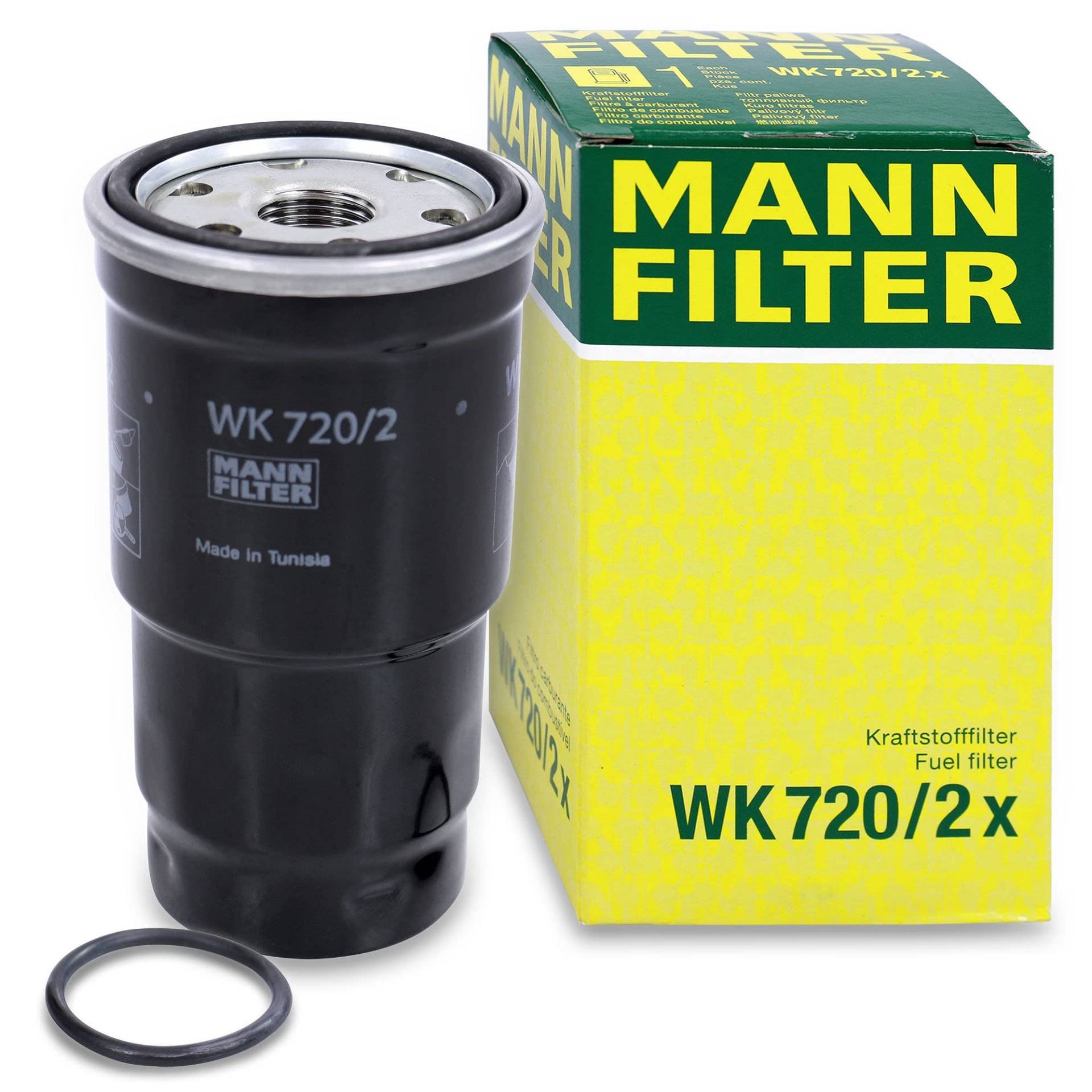 MANN-FILTER WK 720/2 X Kraftstofffilter – Kraftstofffilter Satz mit Dichtung/Dichtungssatz – Für PKW MANN-FILTER WK 720/2 X Kraftstofffilter – Kraftstofffilter Satz mit Dichtung/Dichtungssatz – Für PKW von MANN-FILTER