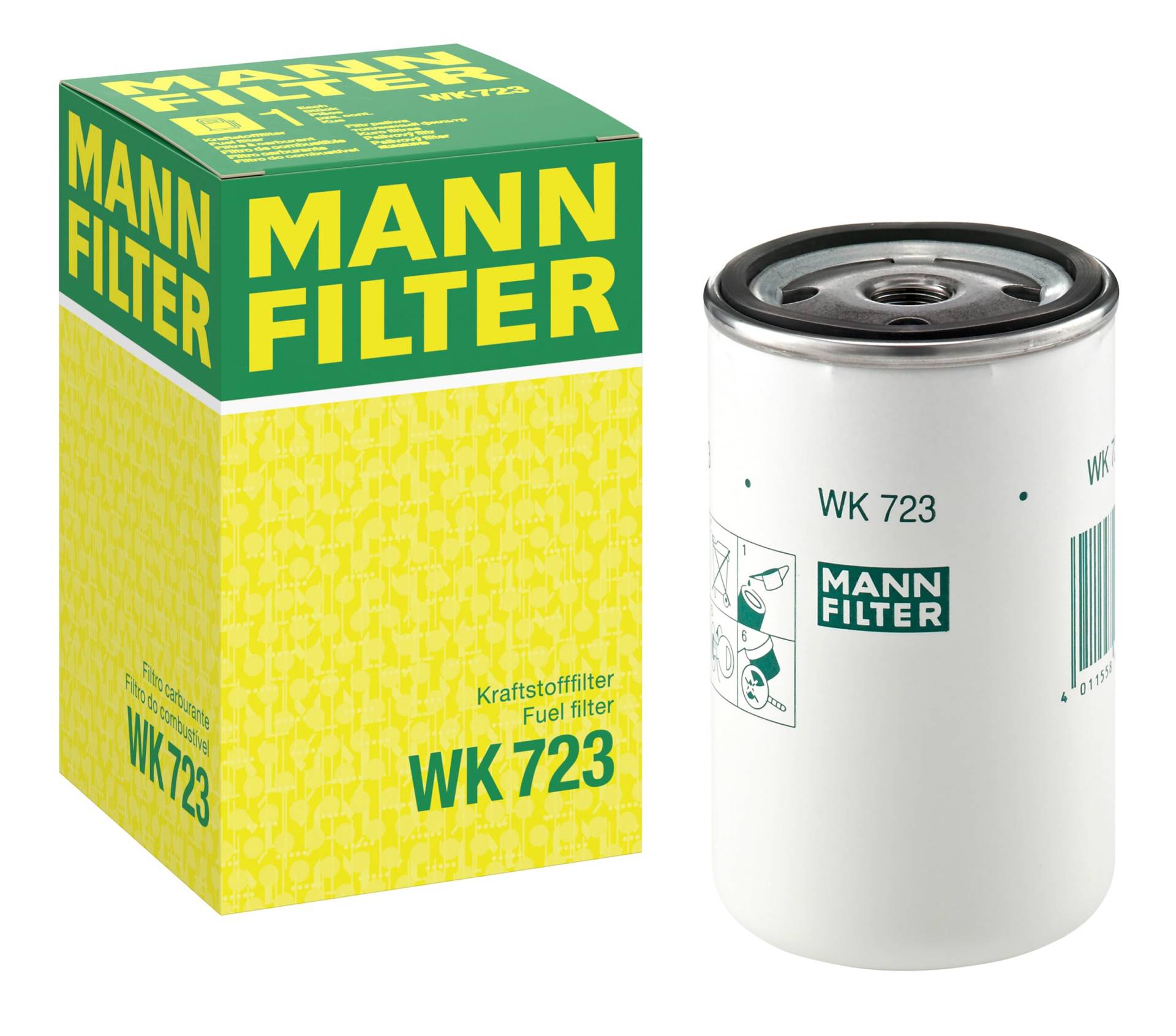 MANN-FILTER WK 723 Kraftstofffilter – Für LKW und Nutzfahrzeurge MANN-FILTER WK 723 Kraftstofffilter – Für LKW und Nutzfahrzeurge von MANN-FILTER