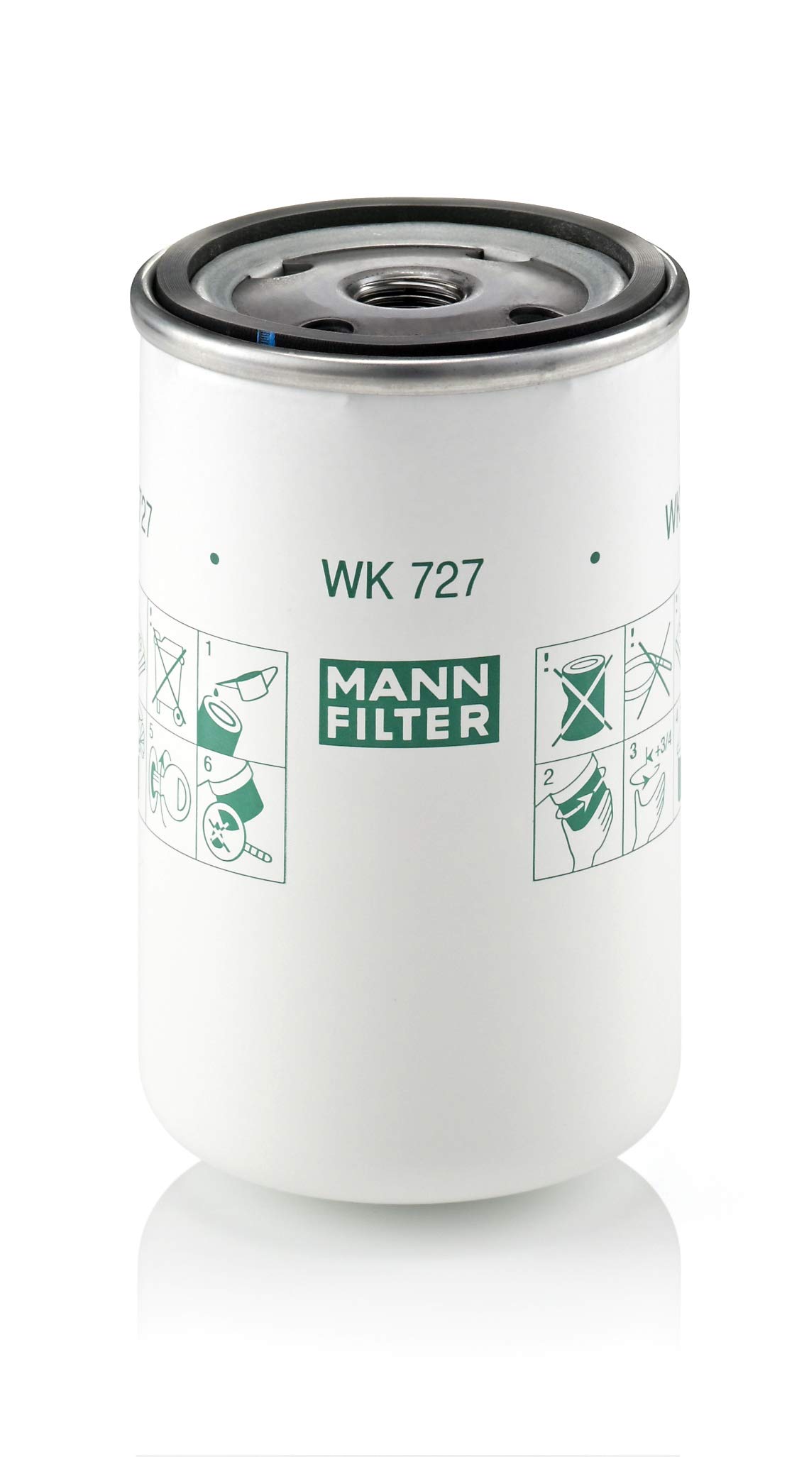 MANN-FILTER WK 727 Kraftstofffilter – Für Nutzfahrzeug MANN-FILTER WK 727 Kraftstofffilter – Für Nutzfahrzeug von MANN-FILTER