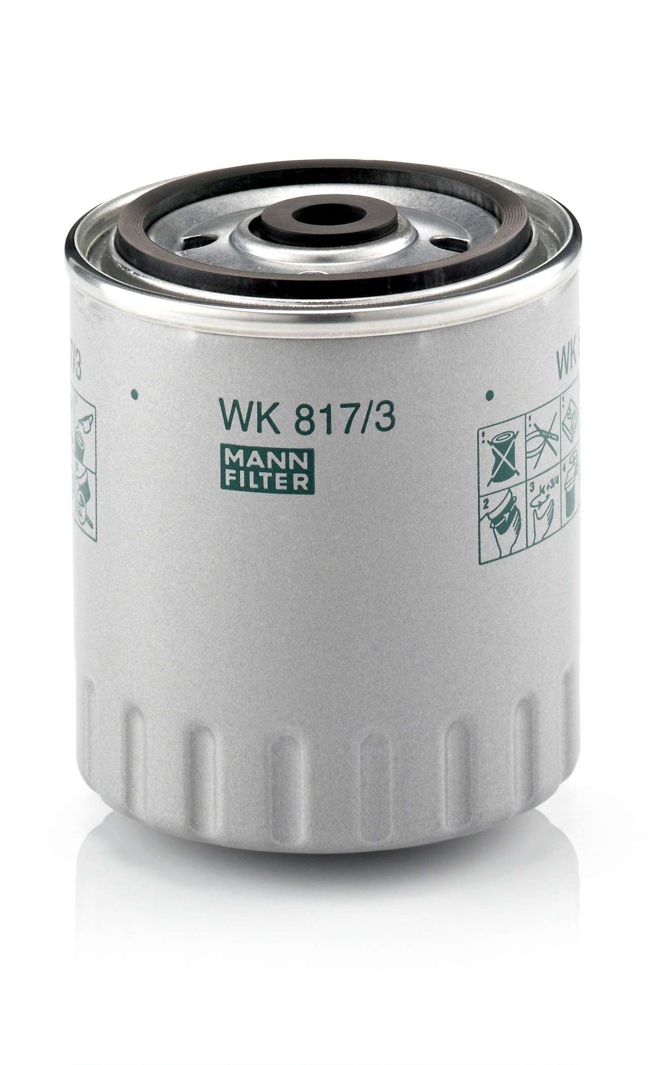 MANN-FILTER WK 817/3 X Kraftstofffilter – Kraftstofffilter Satz mit Dichtung/Dichtungssatz – Für Nutzfahrzeug MANN-FILTER WK 817/3 X Kraftstofffilter – Kraftstofffilter Satz mit Dichtung/Dichtungssatz – Für Nutzfahrzeug von MANN-FILTER