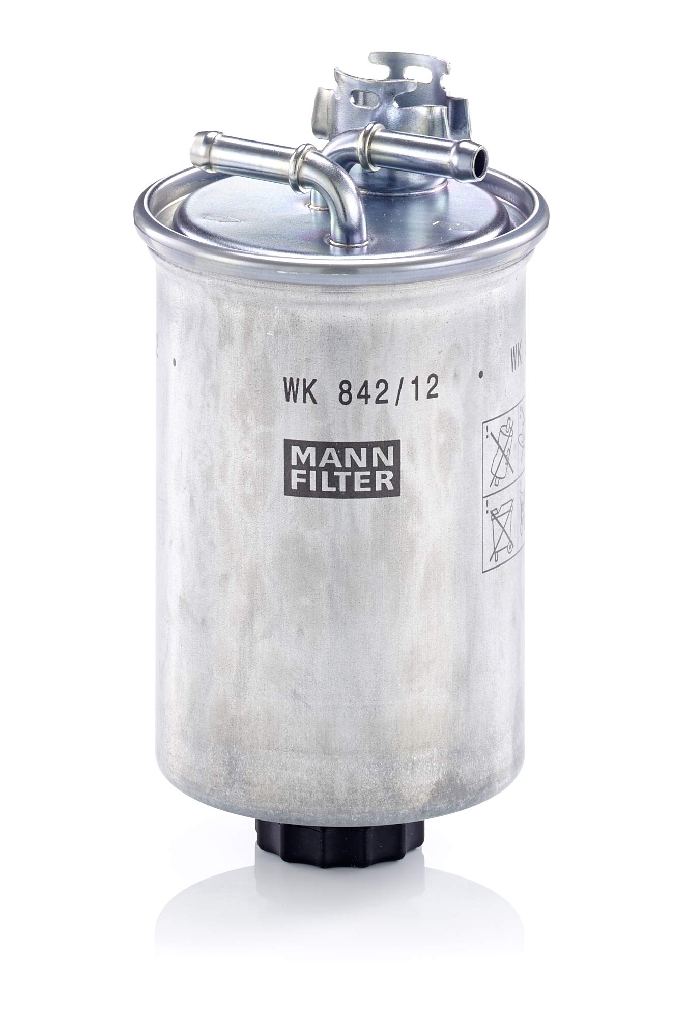 MANN-FILTER WK 842/12 X Kraftstofffilter – Kraftstofffilter Satz mit Dichtung / Dichtungssatz – Für PKW von MANN-FILTER