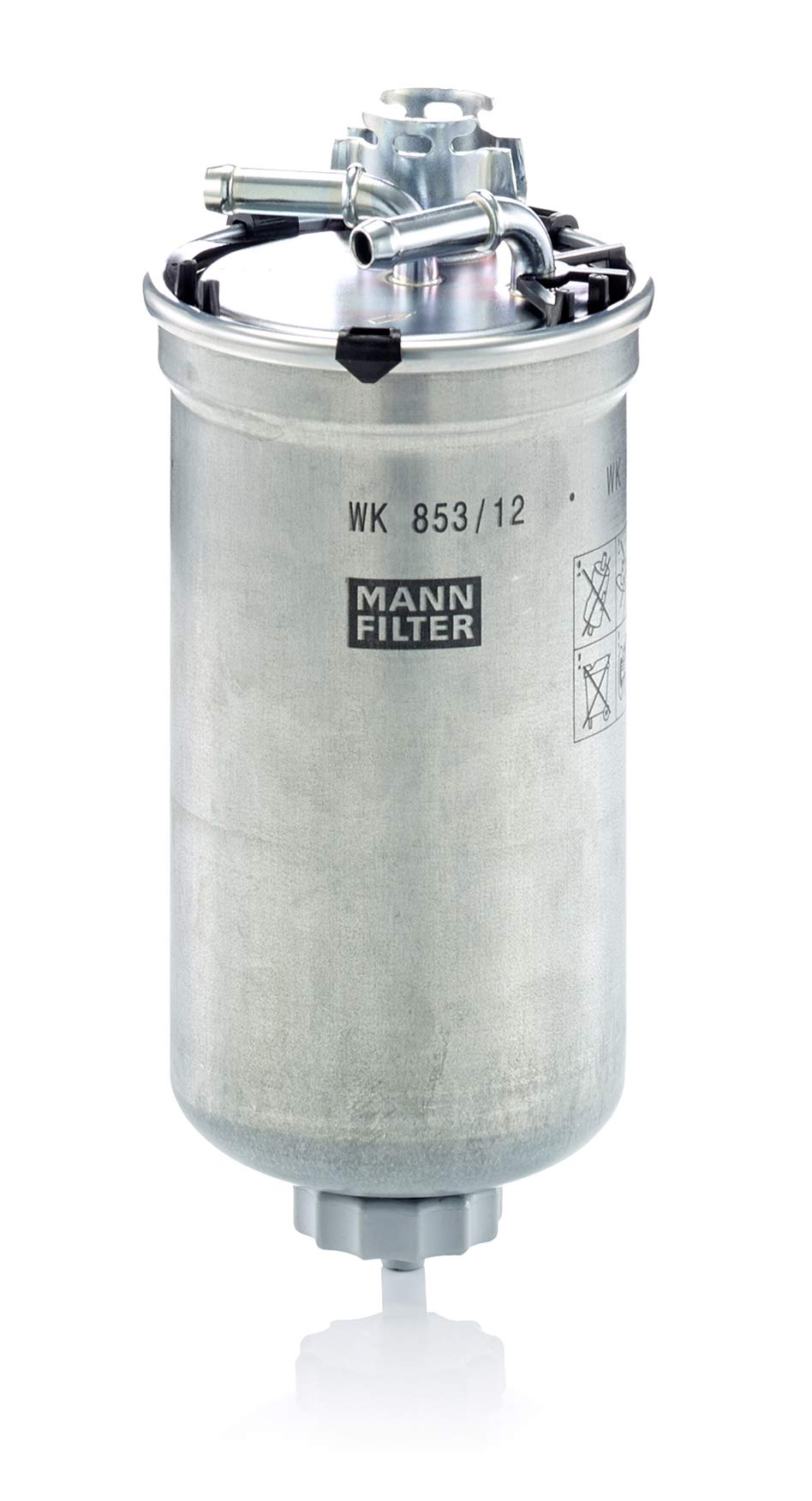 MANN-FILTER WK 853/12 Kraftstofffilter – Für PKW von MANN-FILTER
