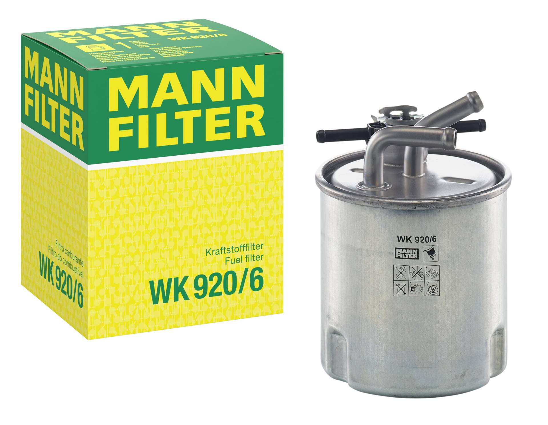 MANN-FILTER WK 920/6 Kraftstofffilter – Für PKW von MANN-FILTER