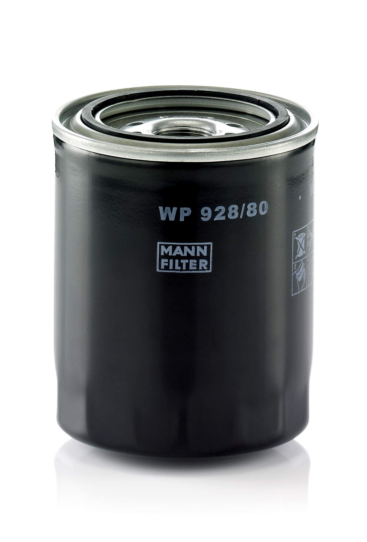 MANN-FILTER WP 928/80 - Wechselfilter für den Öl-Nebenstrom oder als Kombination Haupt-Nebenstom Ölfilter – Für PKW von MANN-FILTER