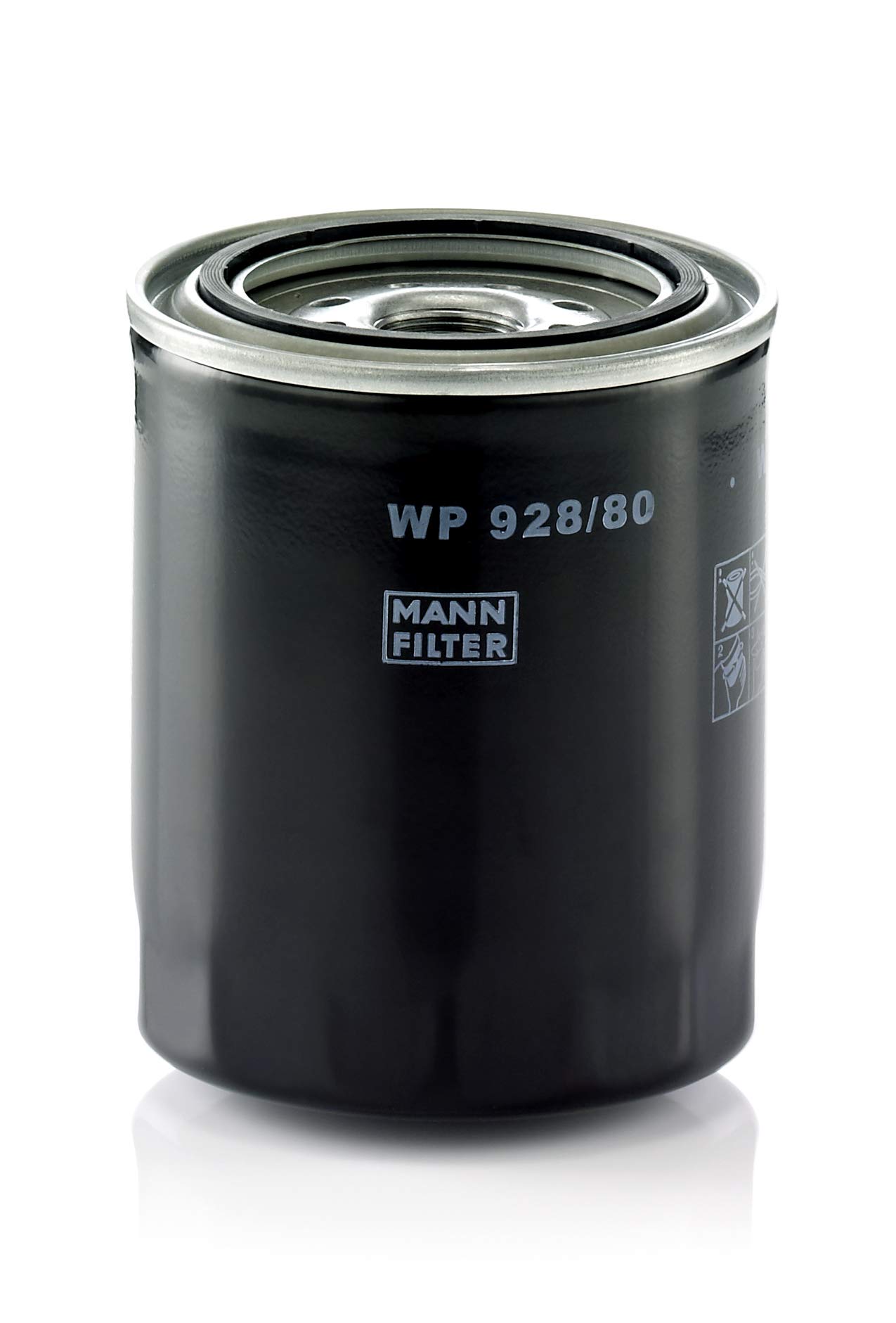 MANN-FILTER WP 928/80 - Wechselfilter für den Öl-Nebenstrom oder als Kombination Haupt-Nebenstom Ölfilter – Für PKW MANN-FILTER WP 928/80 - Wechselfilter für den Öl-Nebenstrom oder als Kombination Haupt-Nebenstom Ölfilter – Für PKW von MANN-FILTER