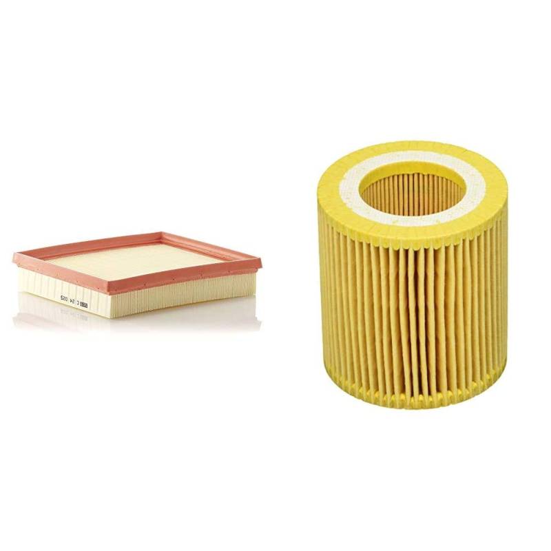Original MANN-FILTER C 24 025 - Luftfilter - für PKW & Ölfilter HU 816 z KIT – Ölfilter Satz mit Dichtung/Dichtungssatz – Für PKW von MANN-FILTER