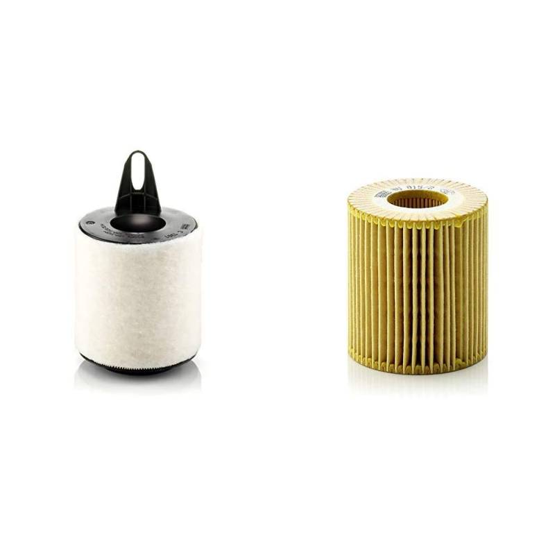 Original MANN-FILTER Luftfilter C 1361 – Für PKW & Ölfilter HU 815/2 X – Ölfilter Satz mit Dichtung/Dichtungssatz – Für PKW von Mann Filter